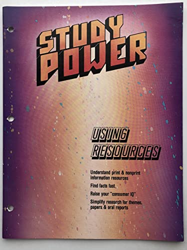 Study Power Unit 4 Using Resources, Student Workbook