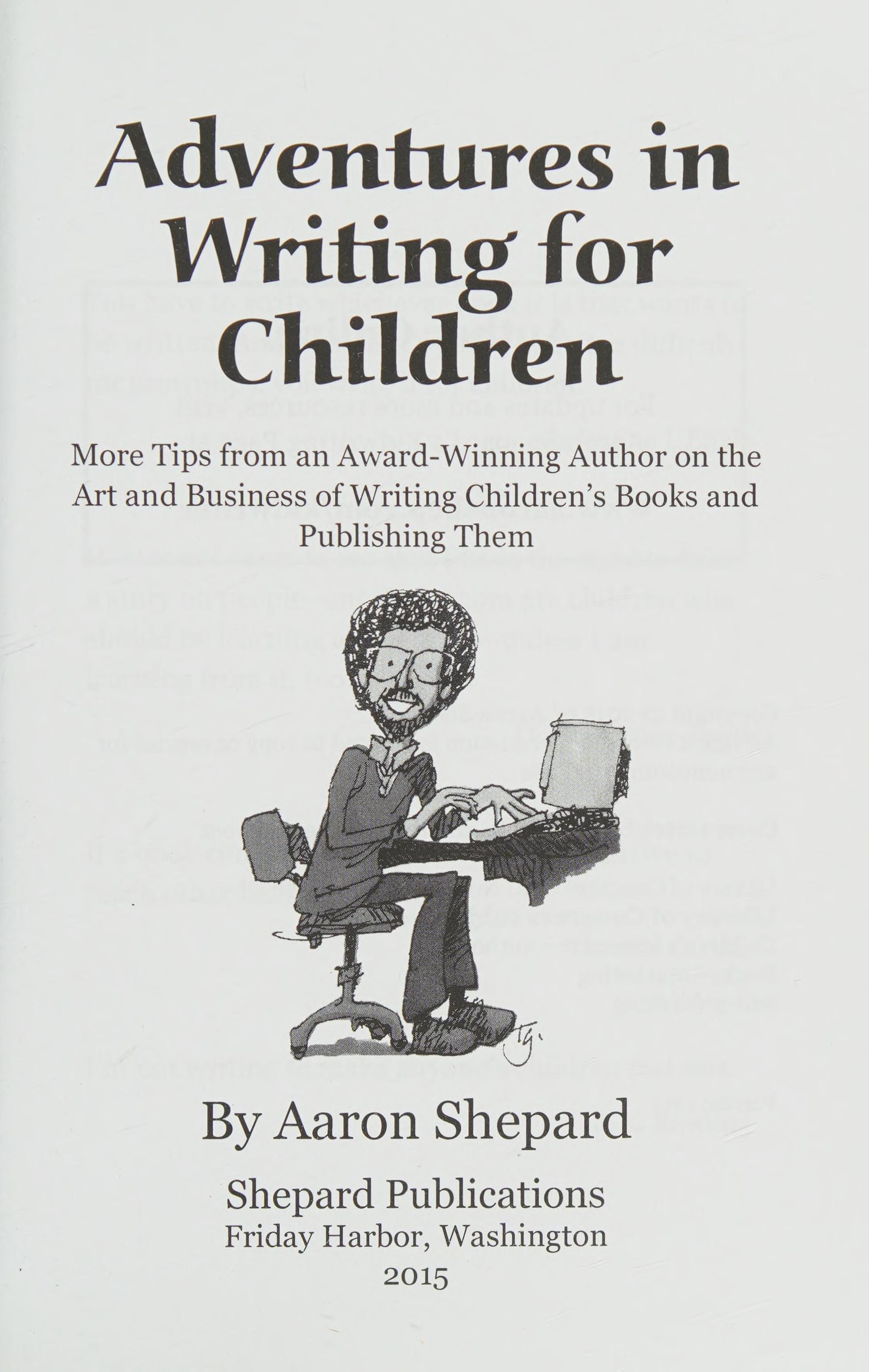 Adventures in Writing for Children