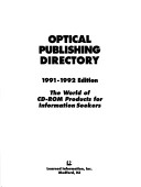Optical Publishing Directory, 1991-1992