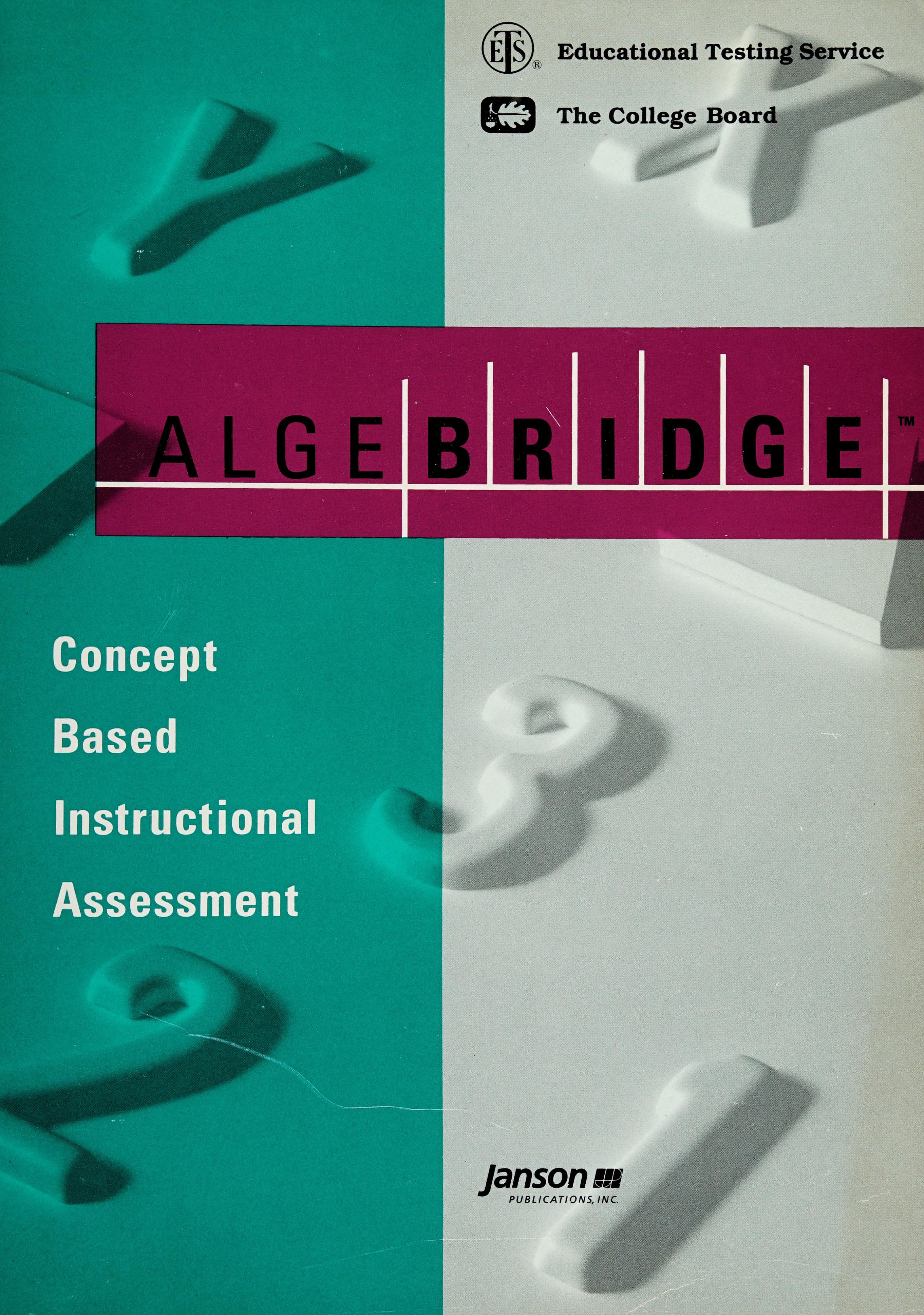 Algebridge Concept Based Instructional Assessment