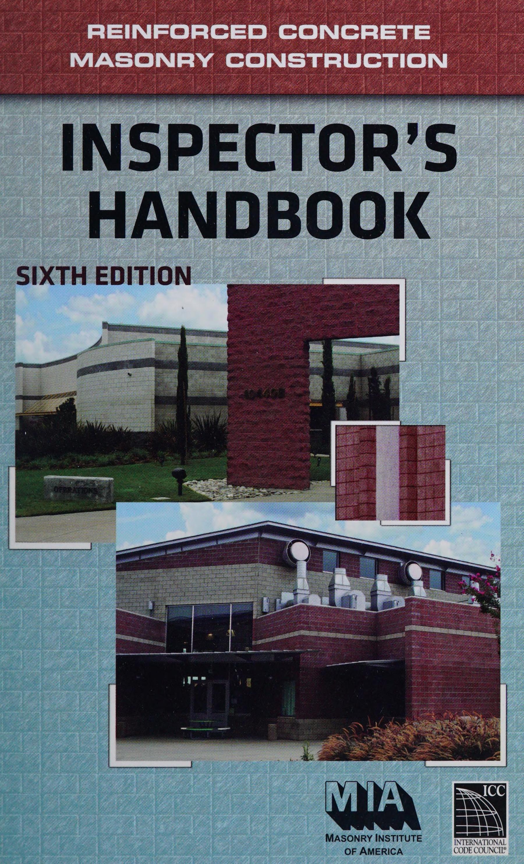 Reinforced Concrete Masonry Construction Inspector's Handbook, 6th Edition by John Chrysler