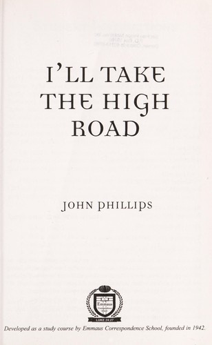 I'll Take the High Road