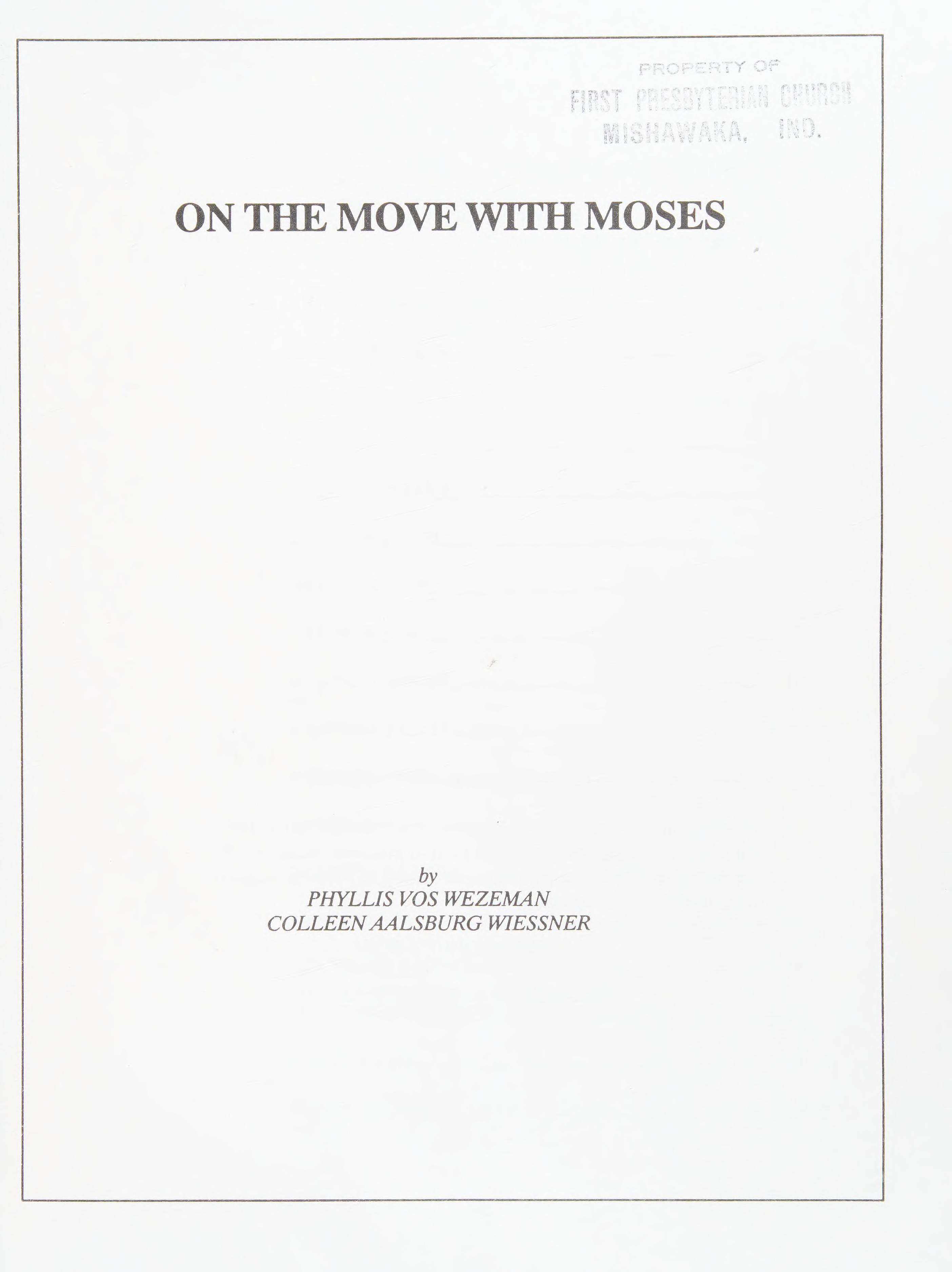 On The Move With Moses