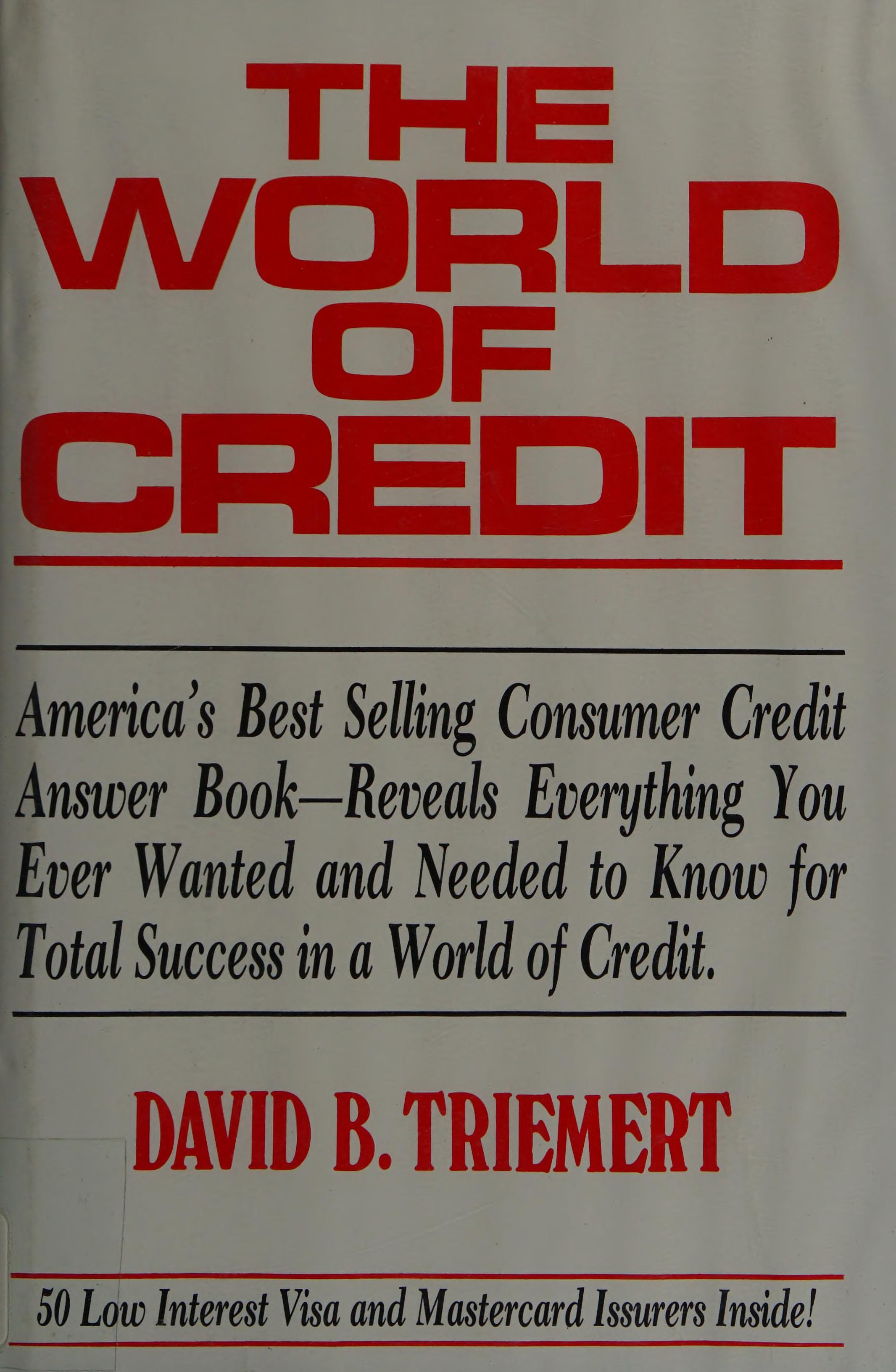 The World Of Credit