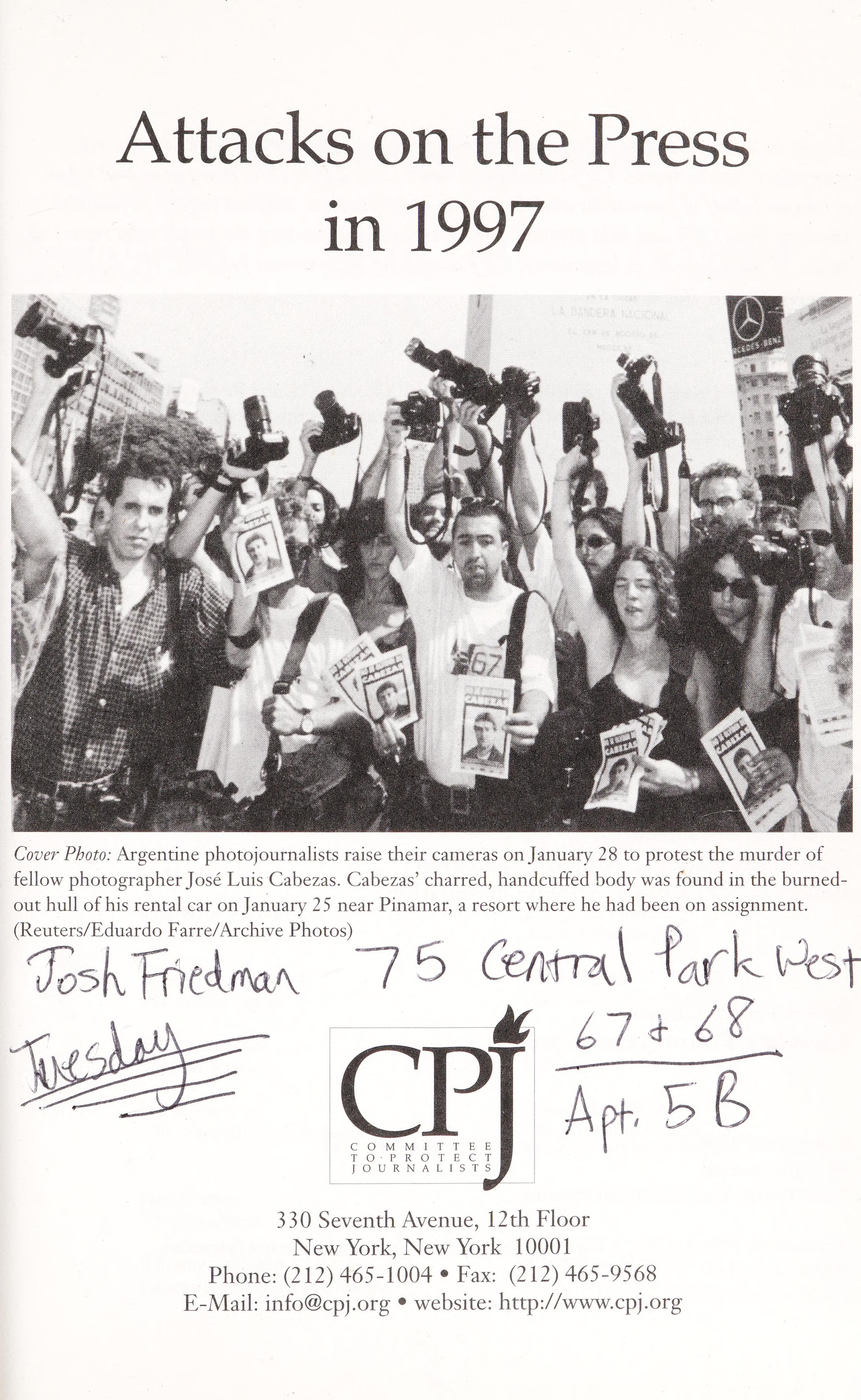 Attacks on the Press In 1997