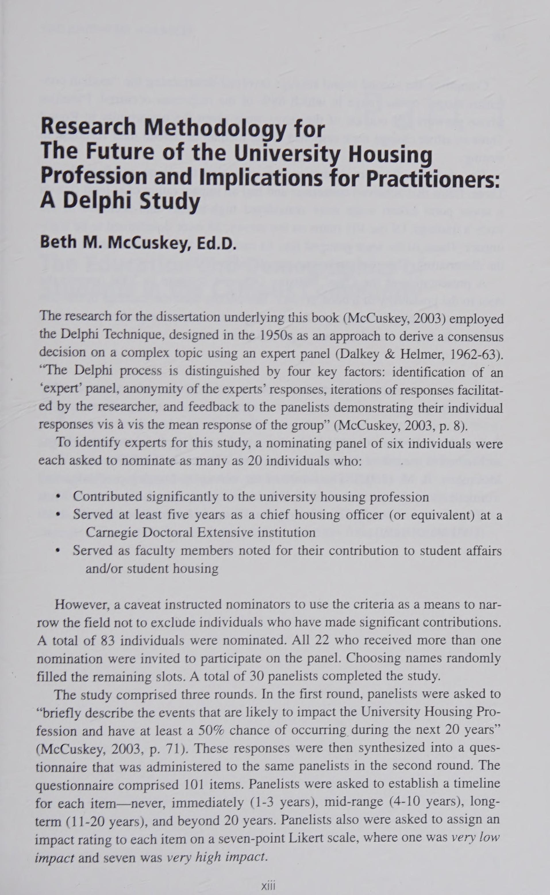 Foundations Strategies for the Future of Collegiate Housing