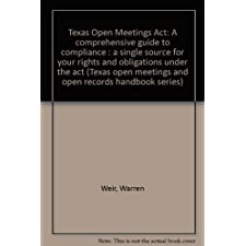 Texas Open Meetings Act