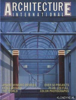 Architecture International: V. 1