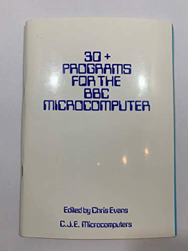 30 [Plus] Programs for the BBC Microcomputer