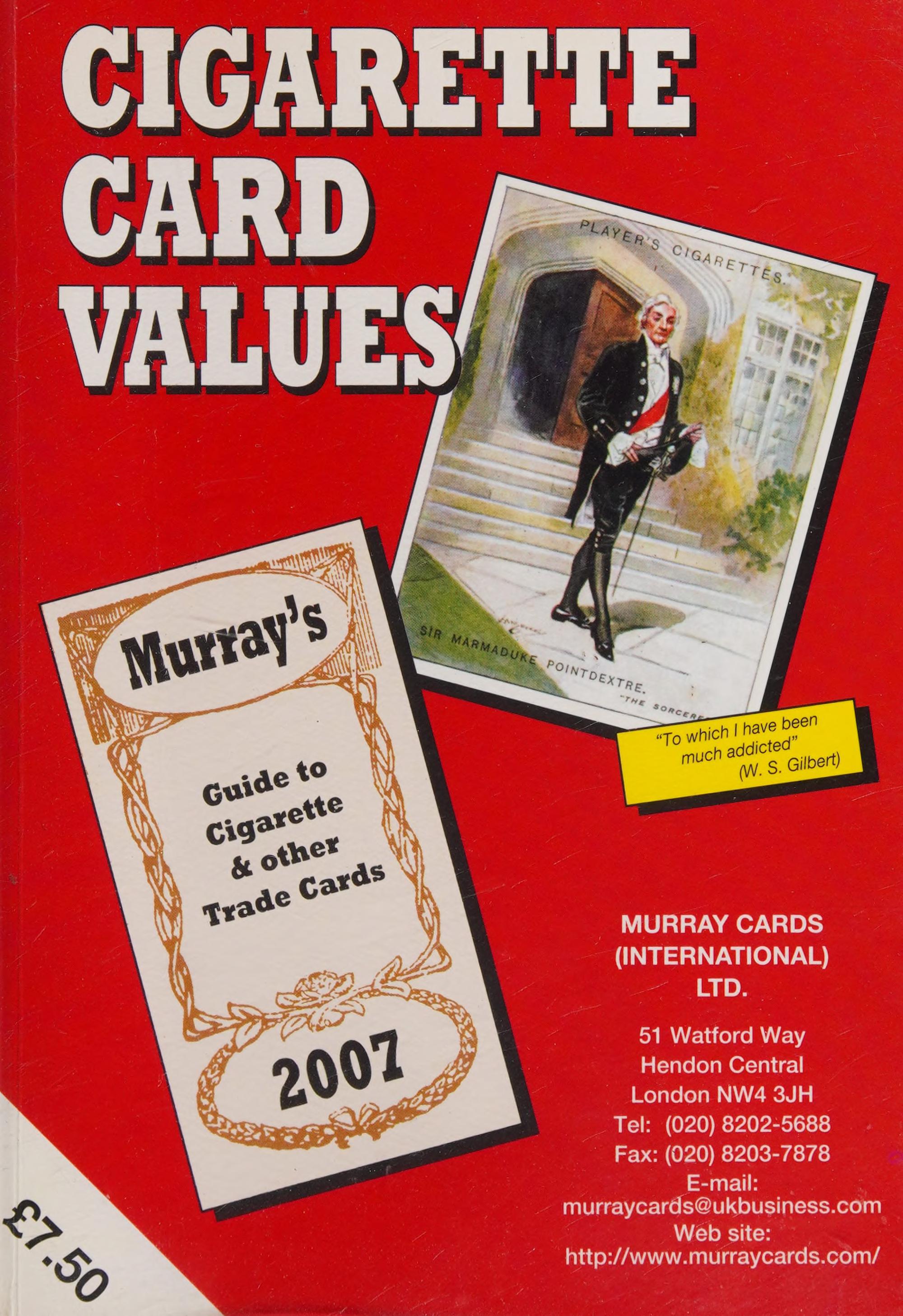 Cigarette Card Values