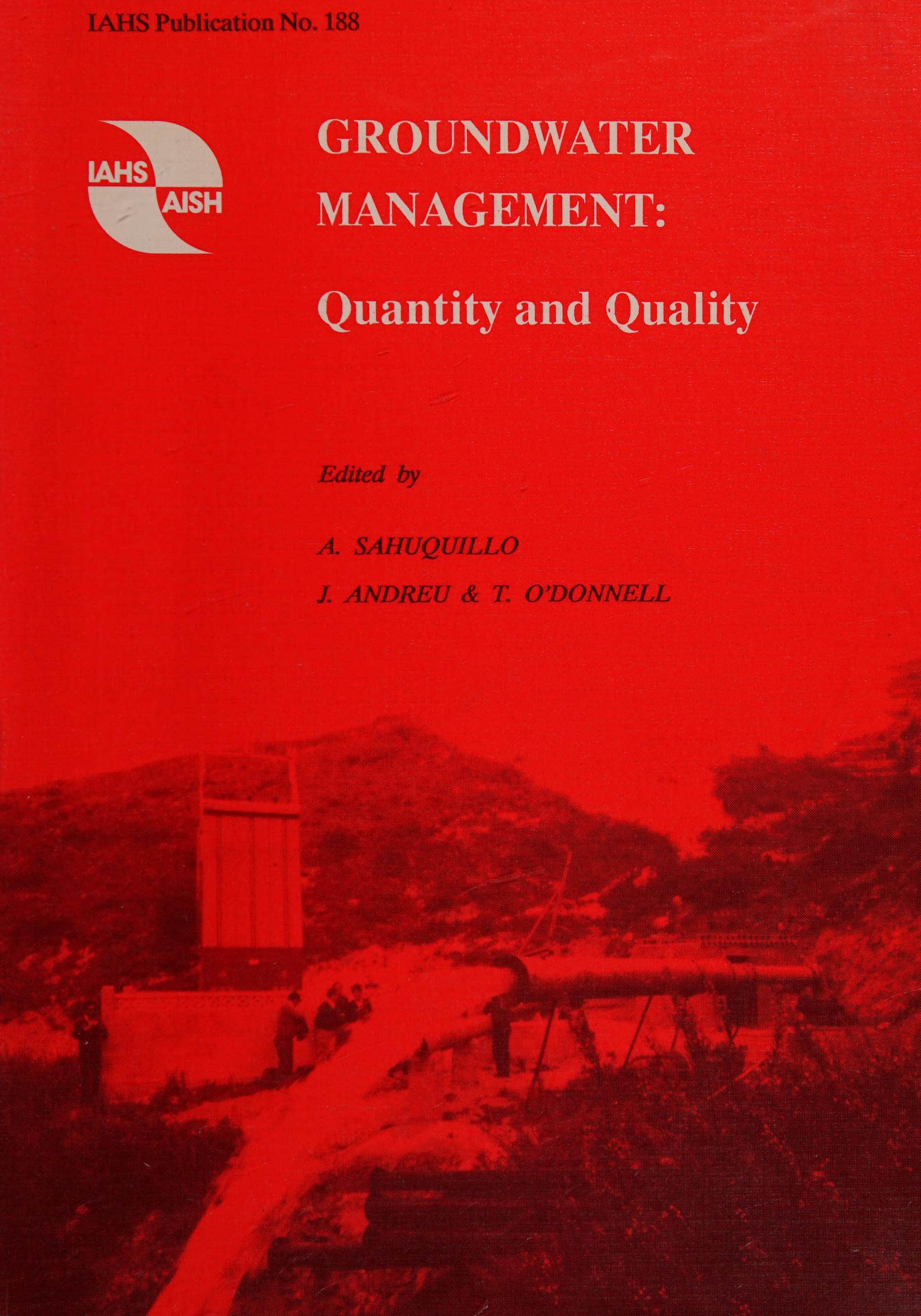 Groundwater Management: Quantity And Quality