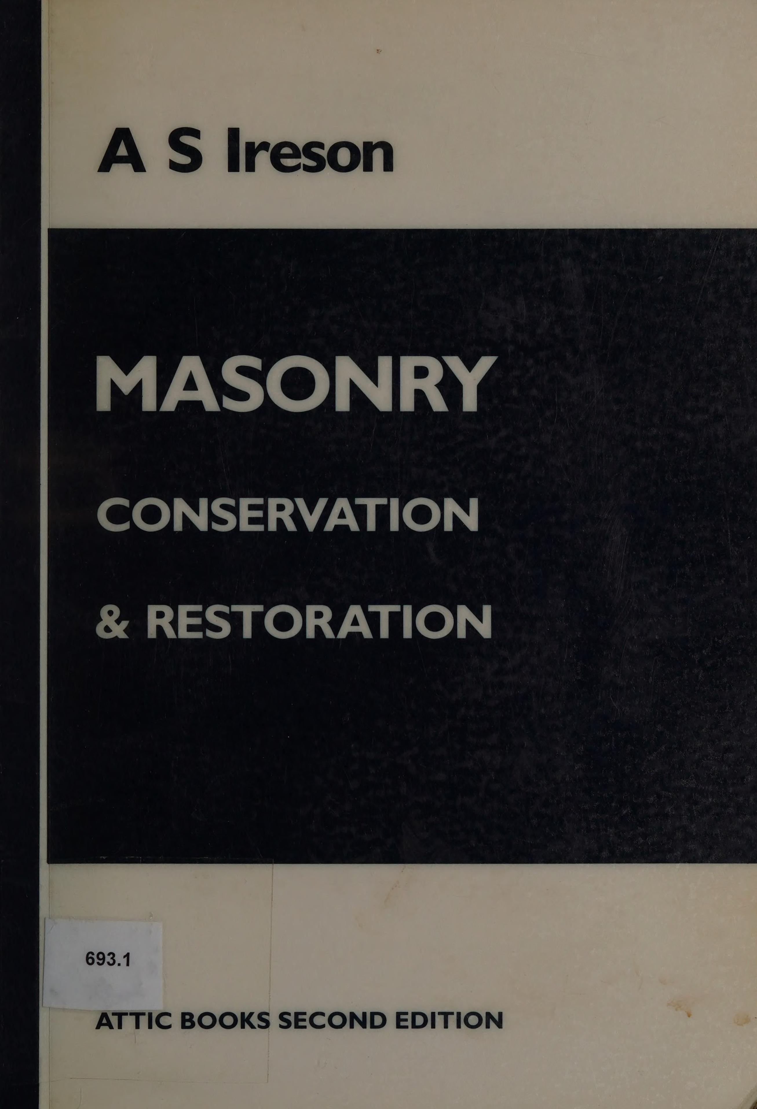 Masonry conservation and restoration