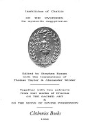 Iambichus of Chaicis on the Mysteries of the Egyptians Chaldeans