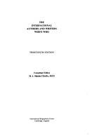 Intl Whos Who Author Ed13