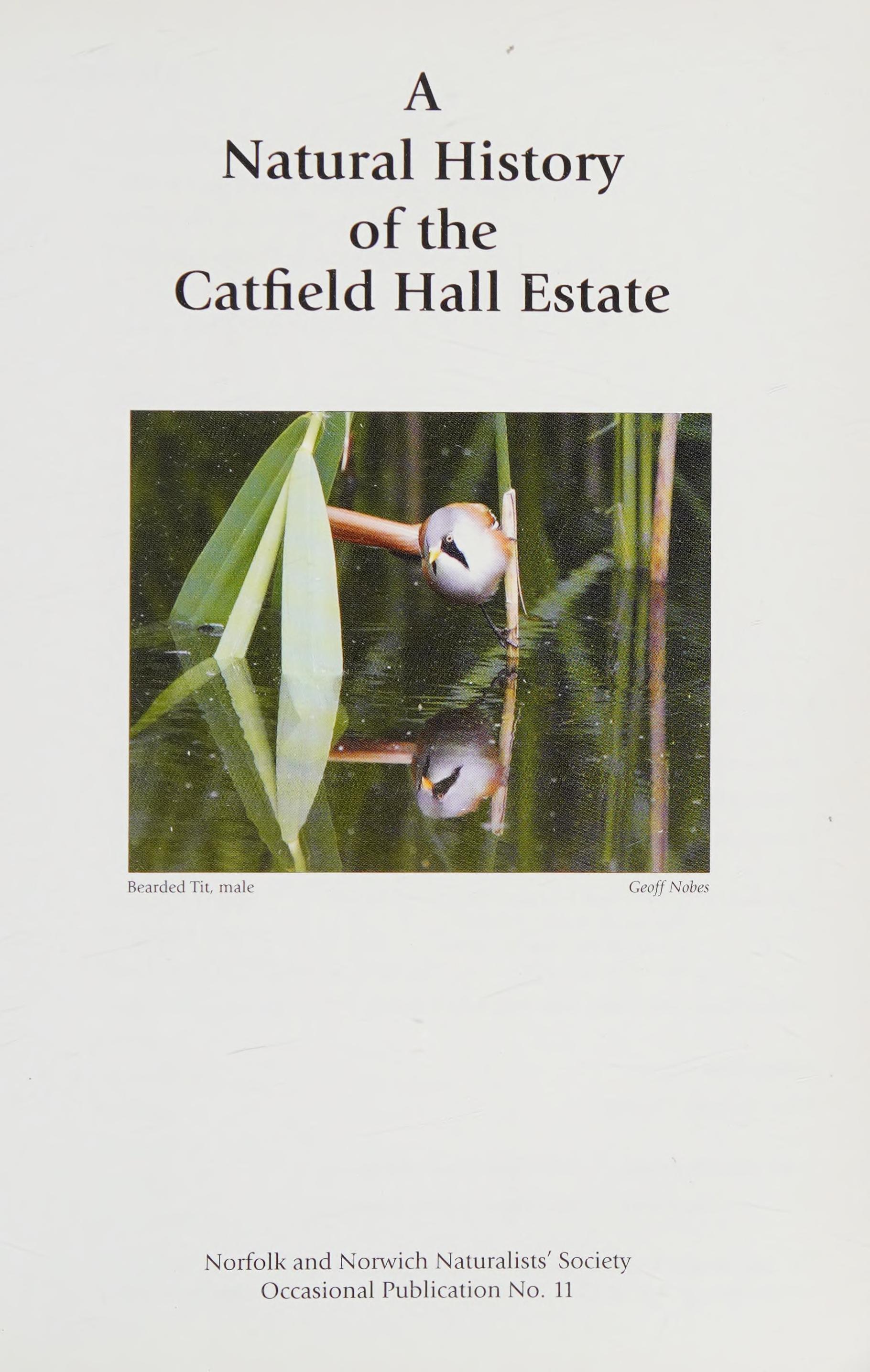A Natural History of the Catfield Hall Estate