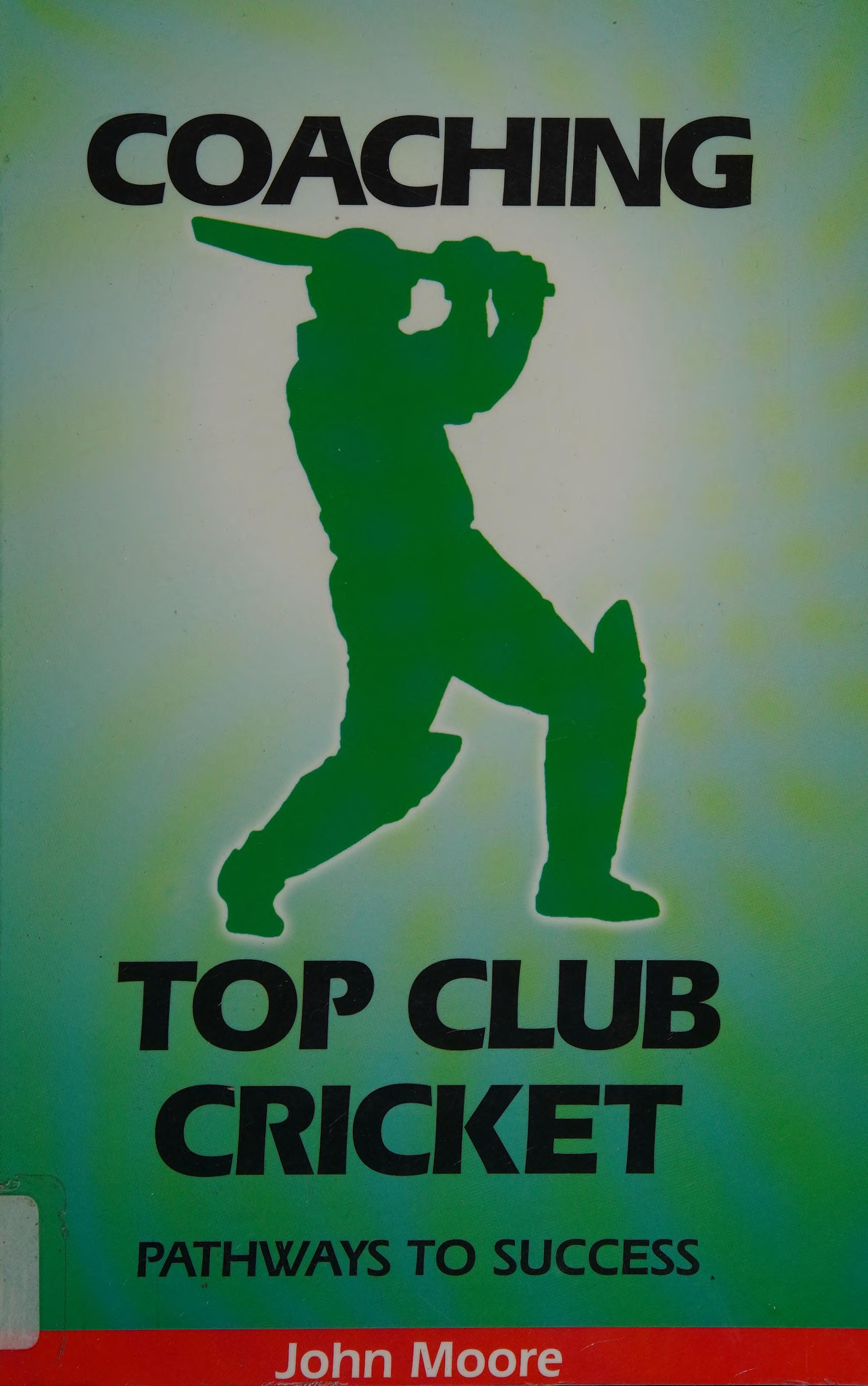 Coaching Top Club Cricket