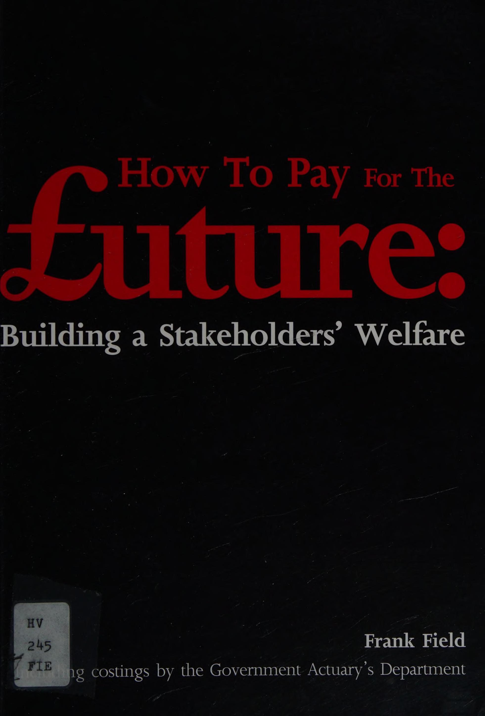 How to Pay for the Future