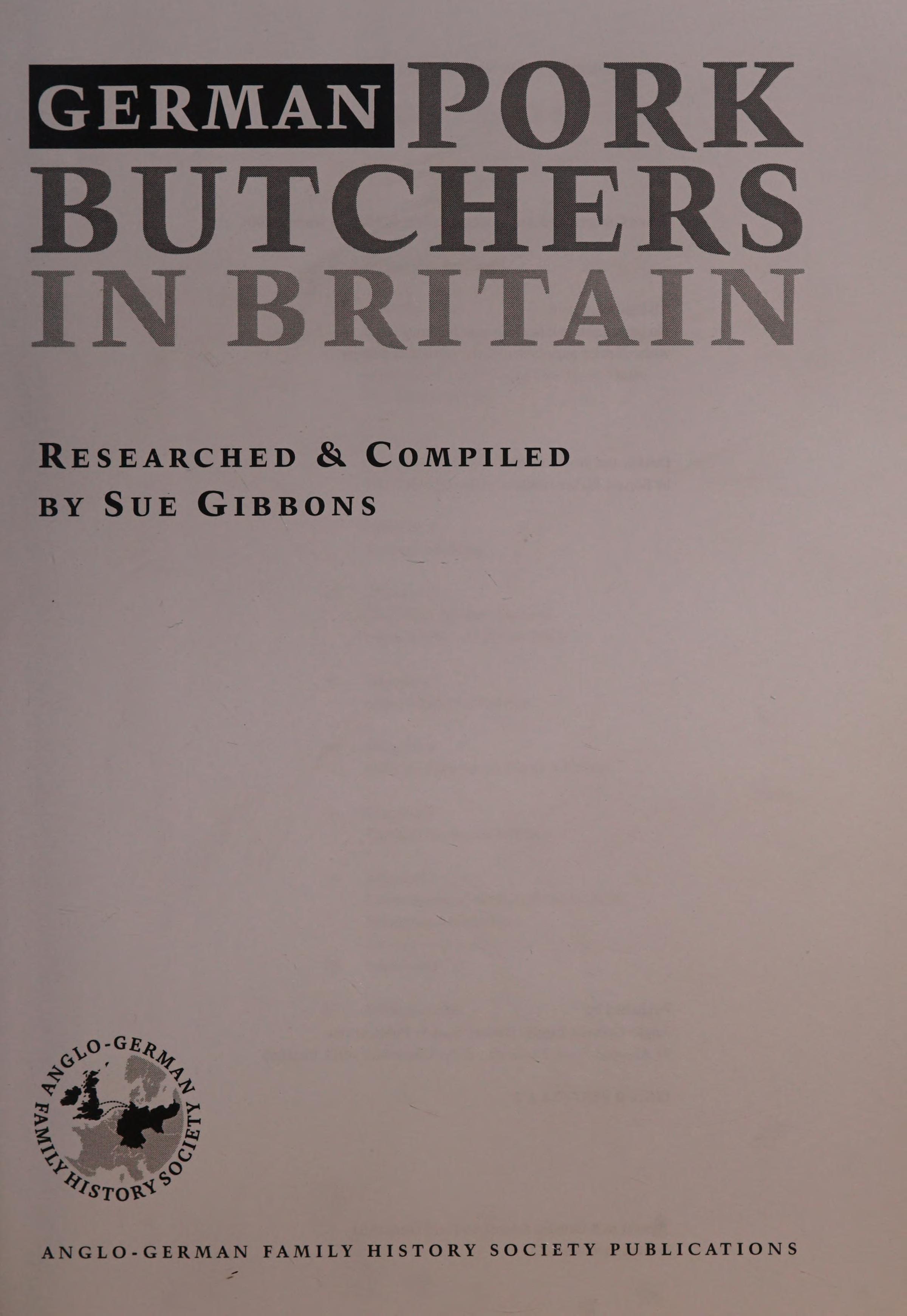 German pork butchers in Britain