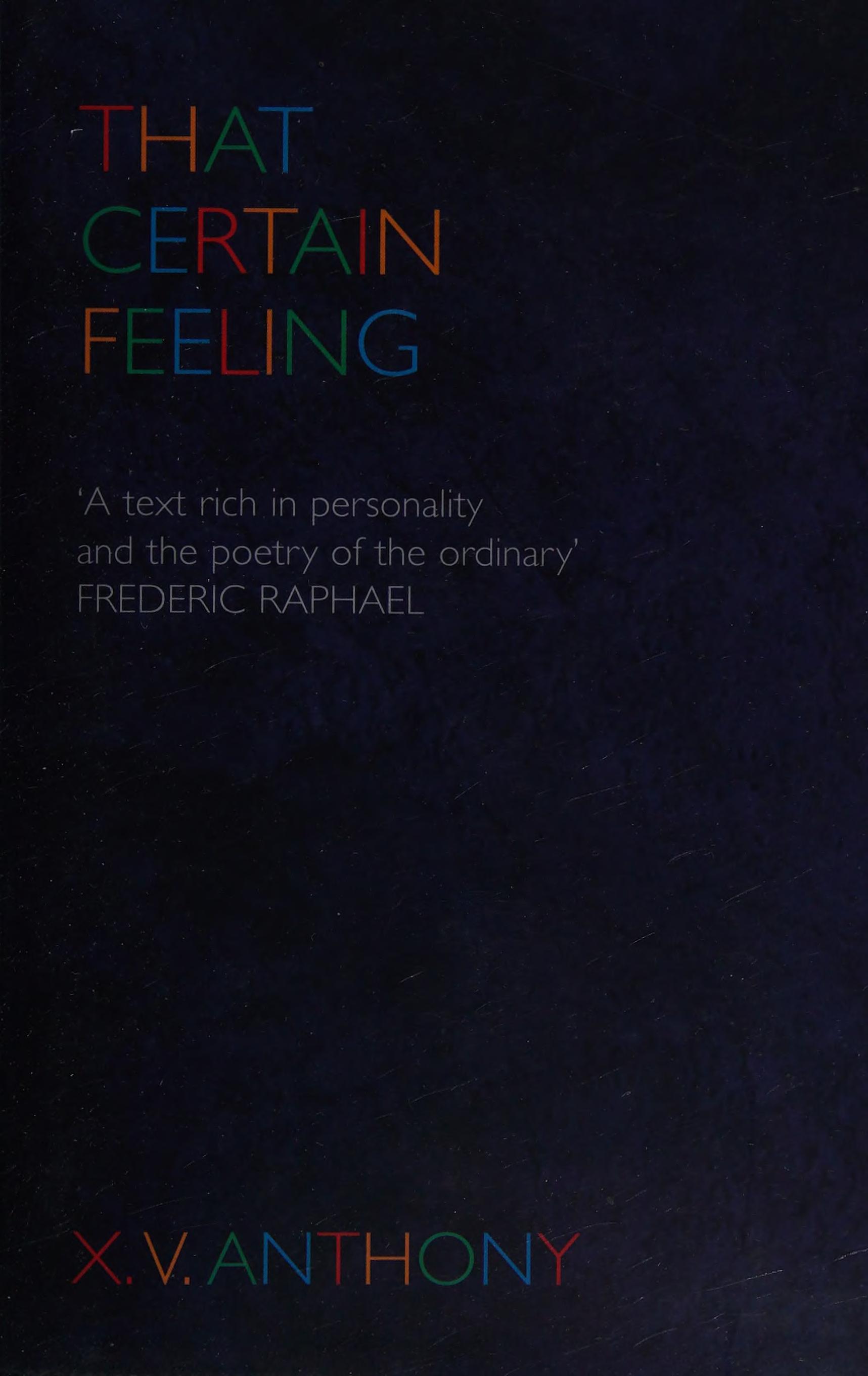 That Certain Feeling
