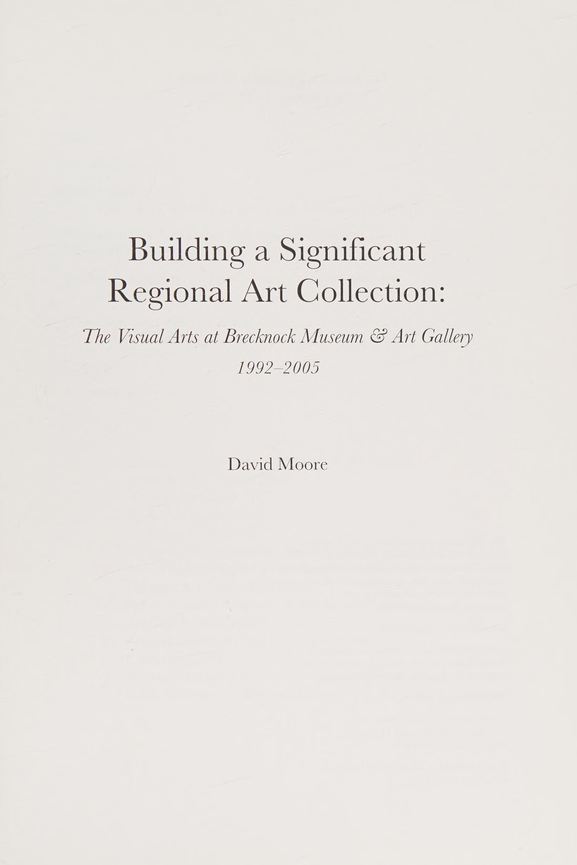 Building a Significant Regional Art Collection
