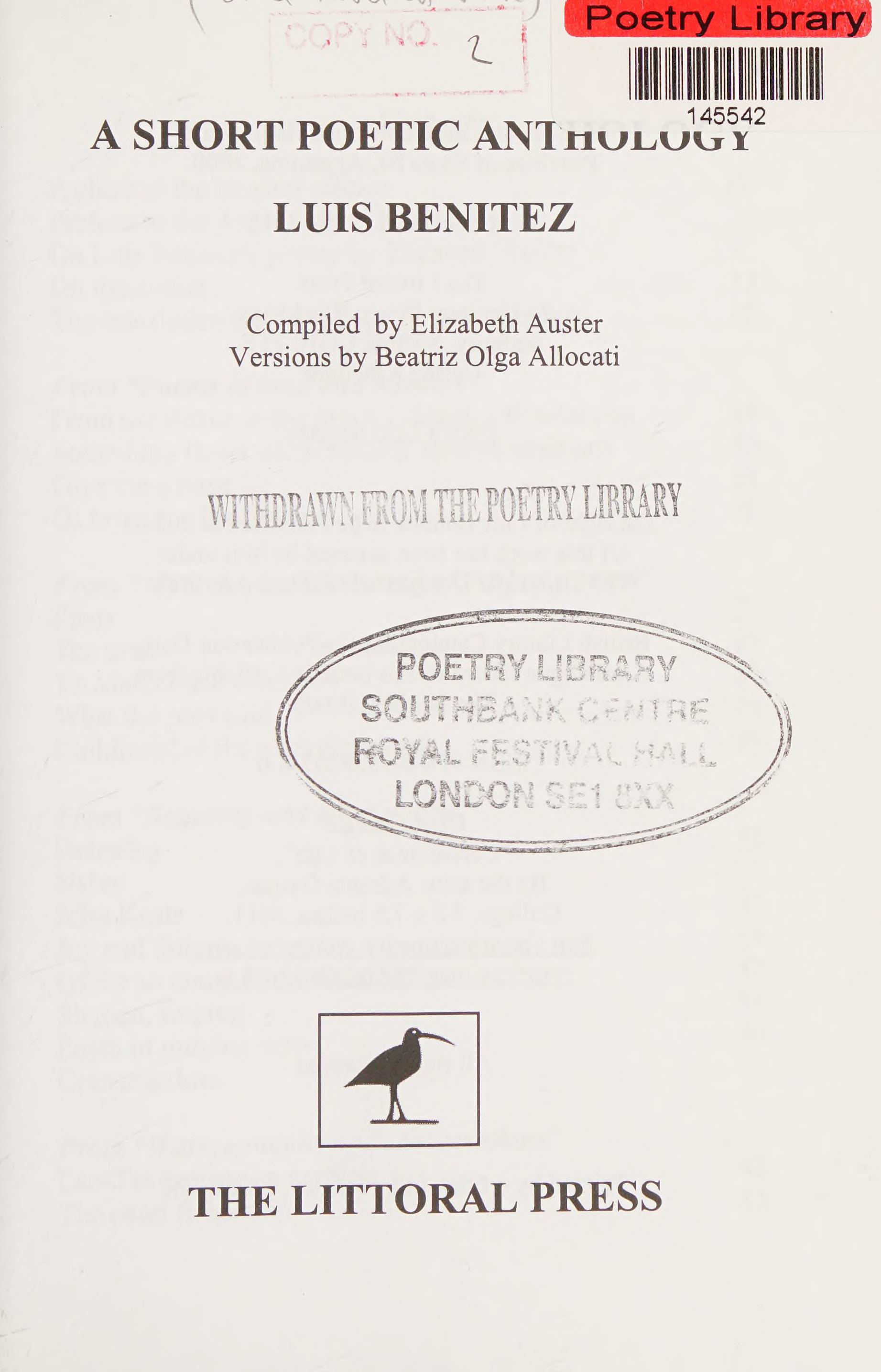 A Short Poetic Anthology