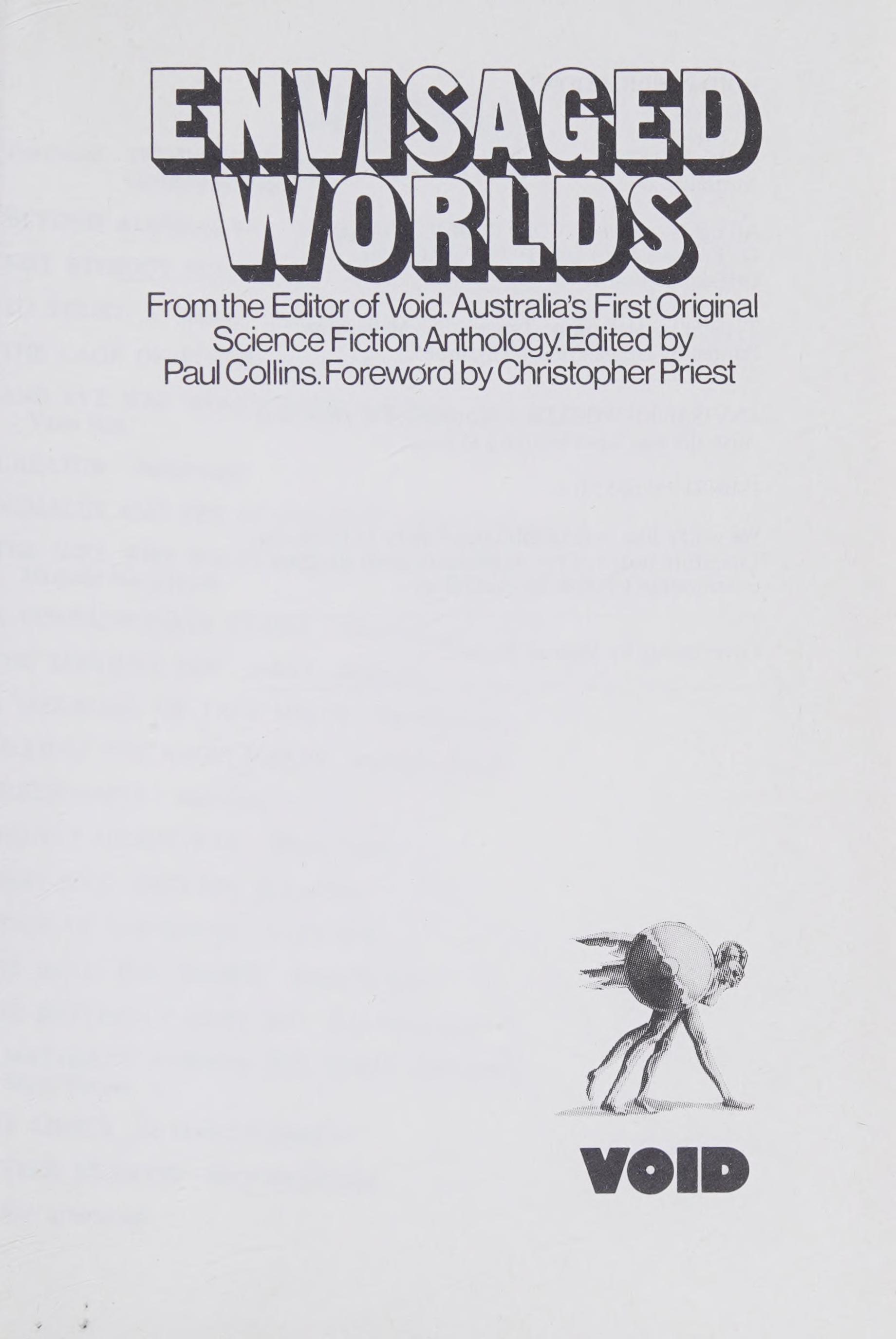 Envisaged Worlds: From The Editor Of Void, Australia'S First Original Science Fiction Anthology