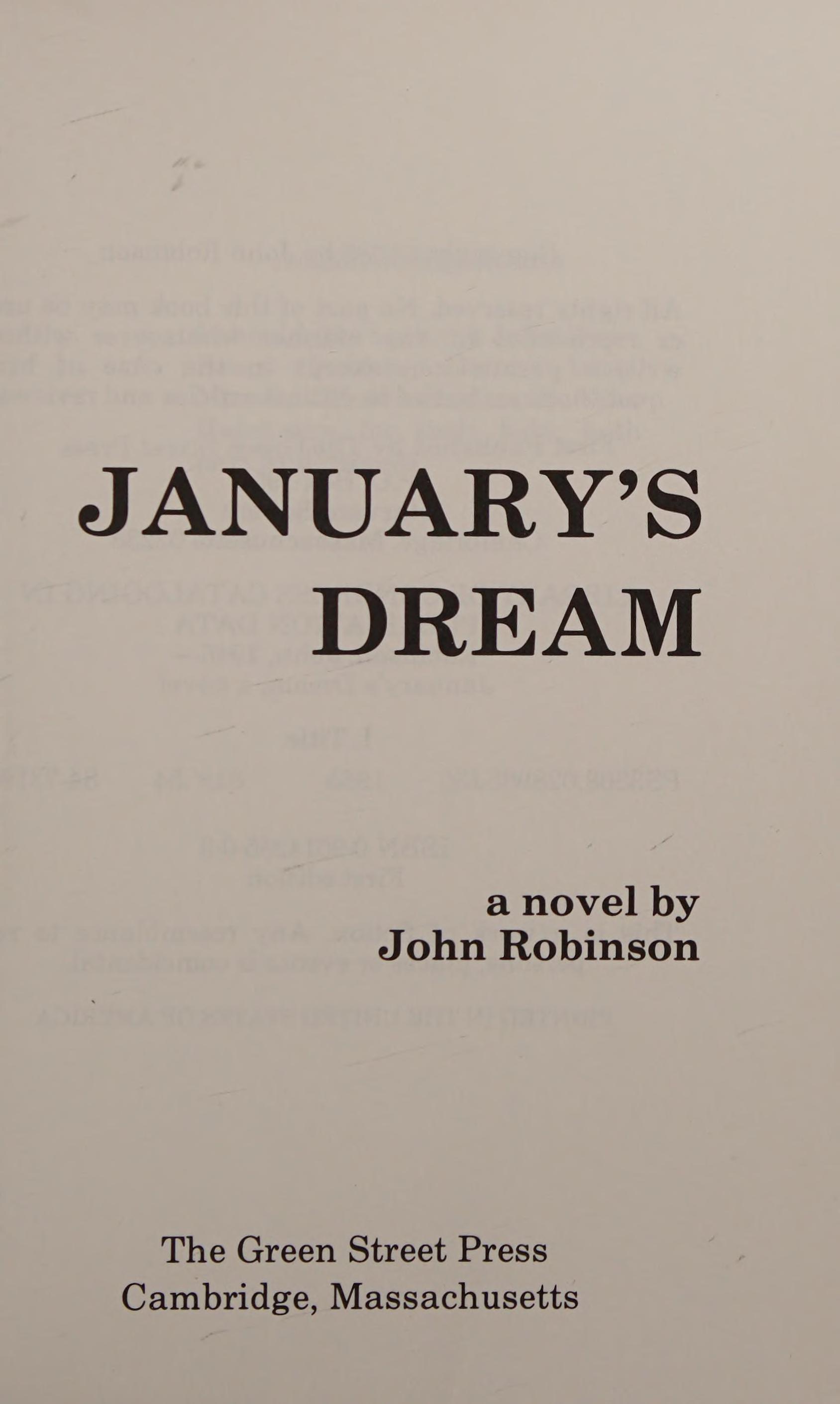 January's Dream