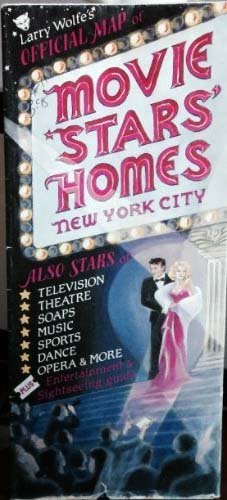 Larry Wolfe Horwitz s Official Map of Movie Stars Homes New York City