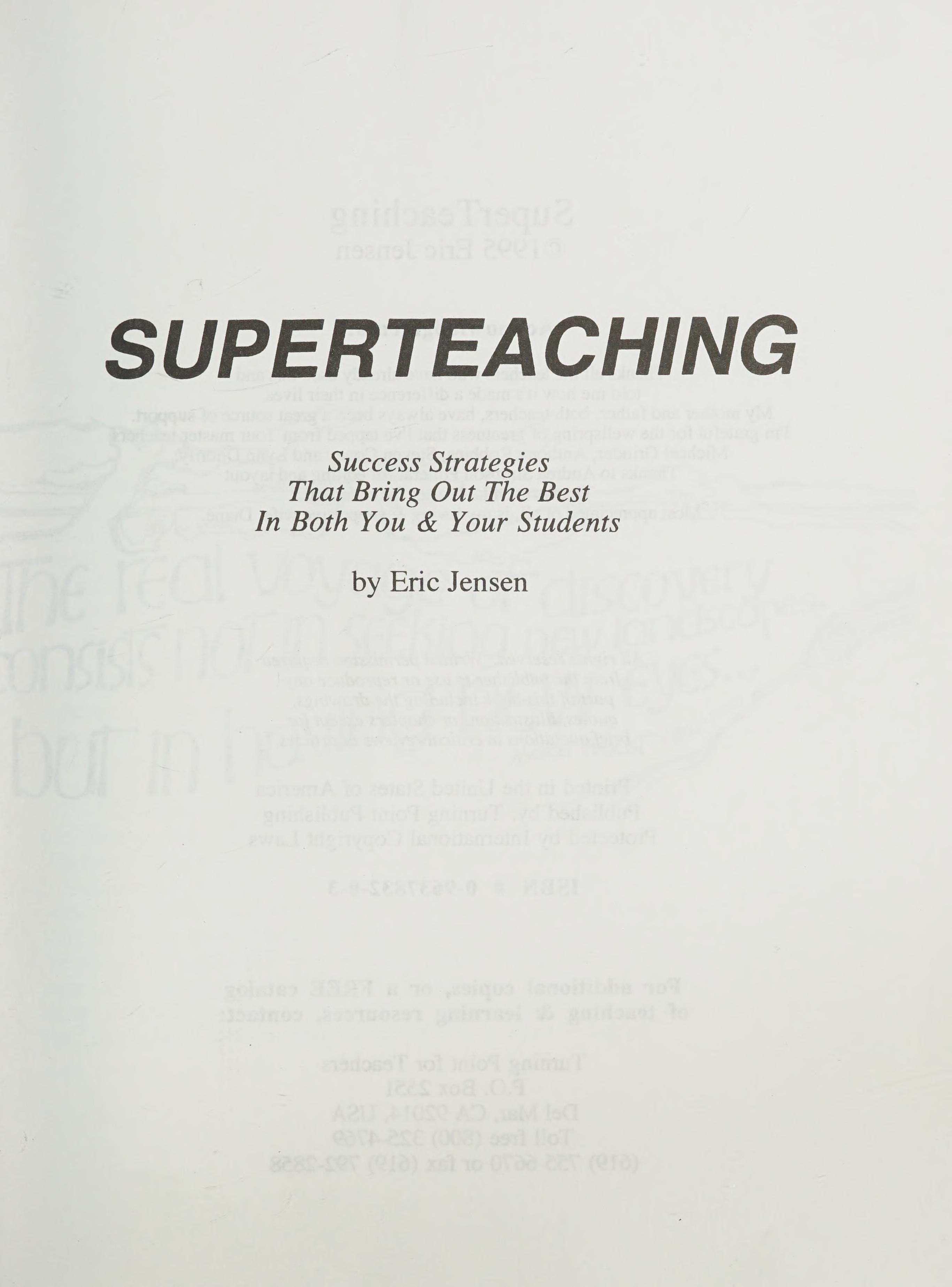 Super Teaching