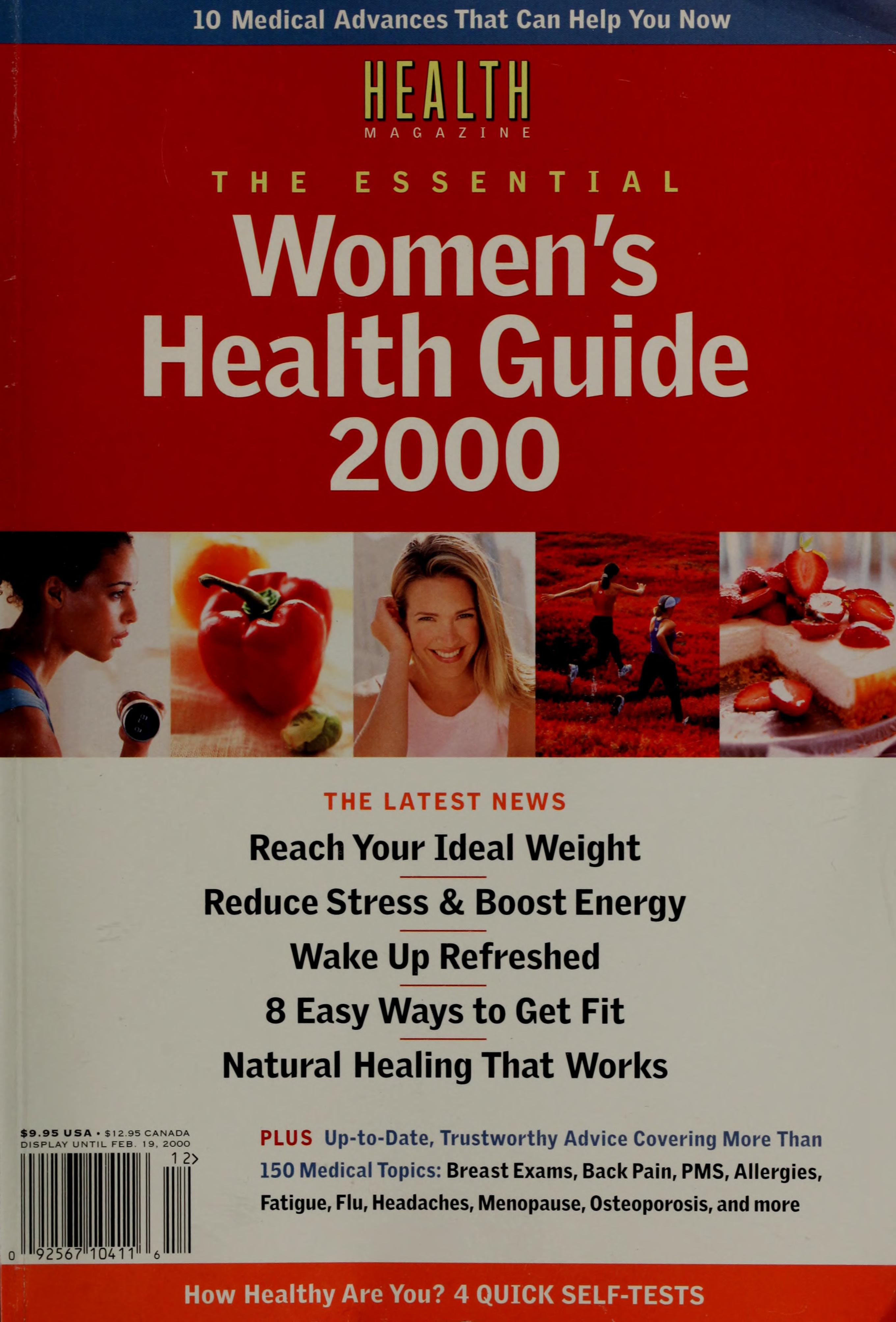 The Essential 1999 Women'S Health Guide