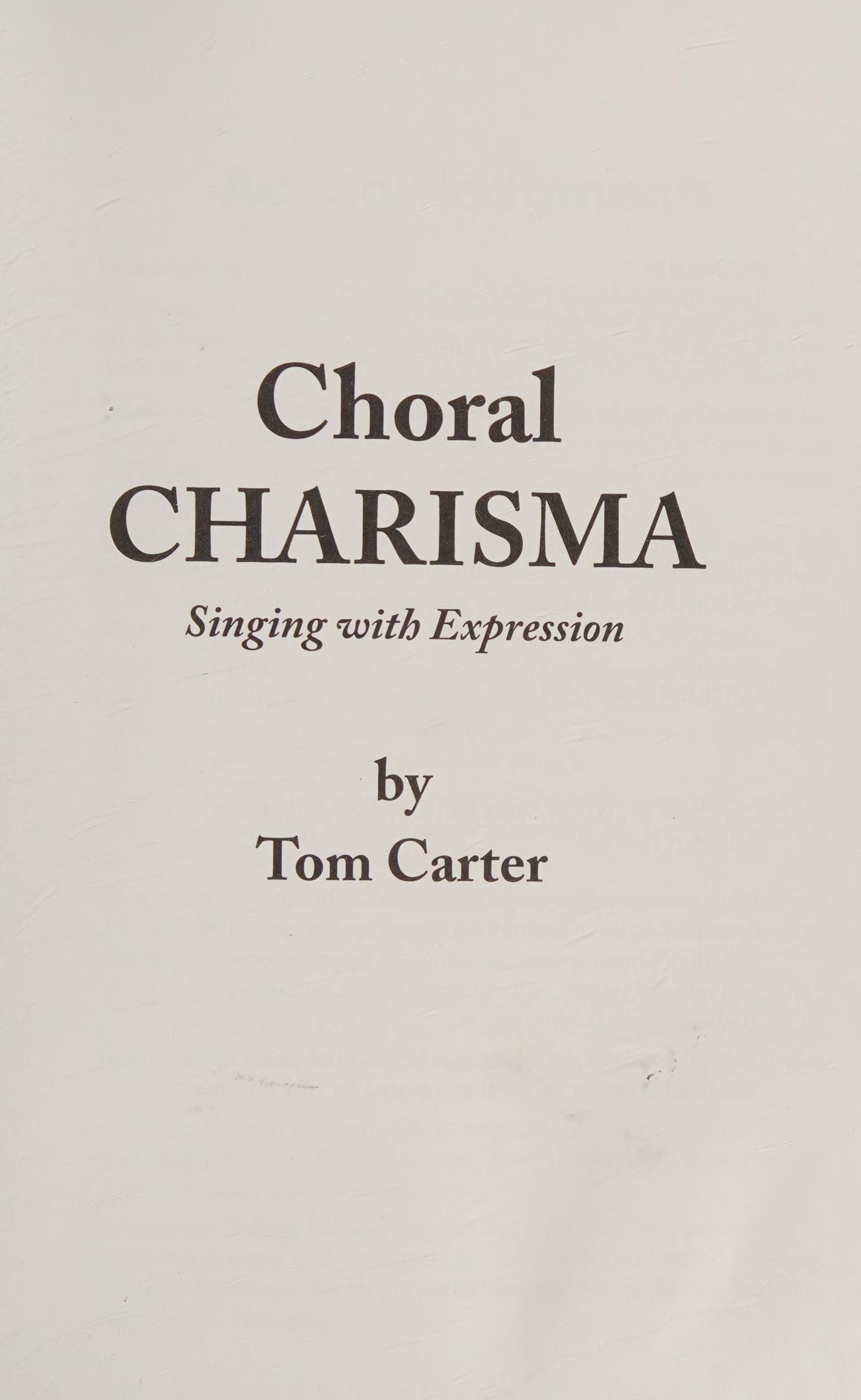 Choral Charisma