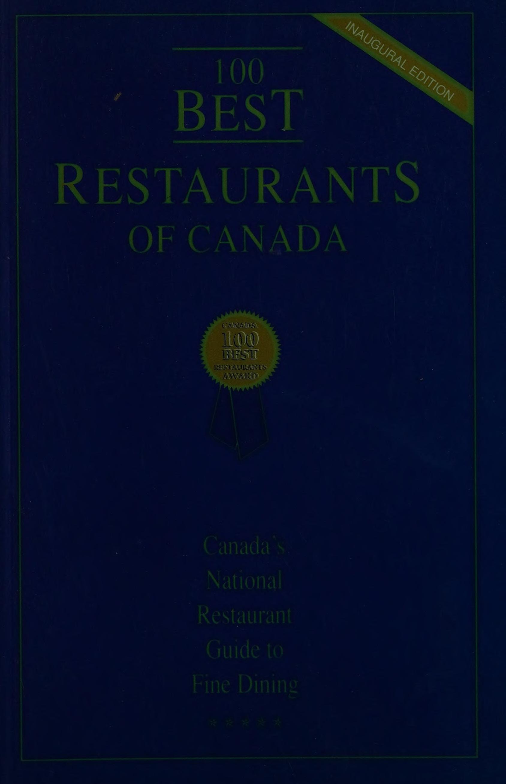 100 Best Restaurants Of Canada