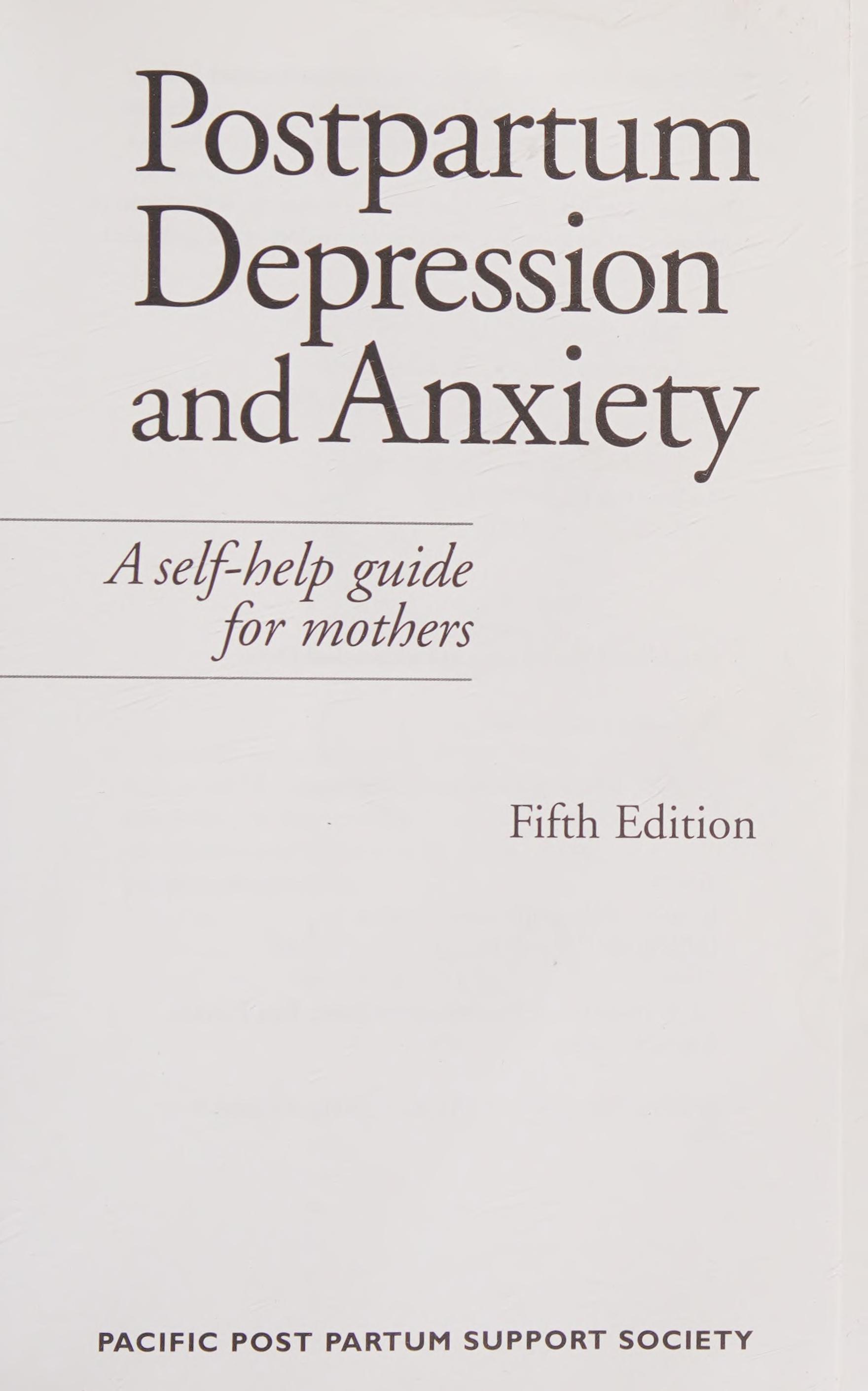 Postpartum Depression and Anxiety