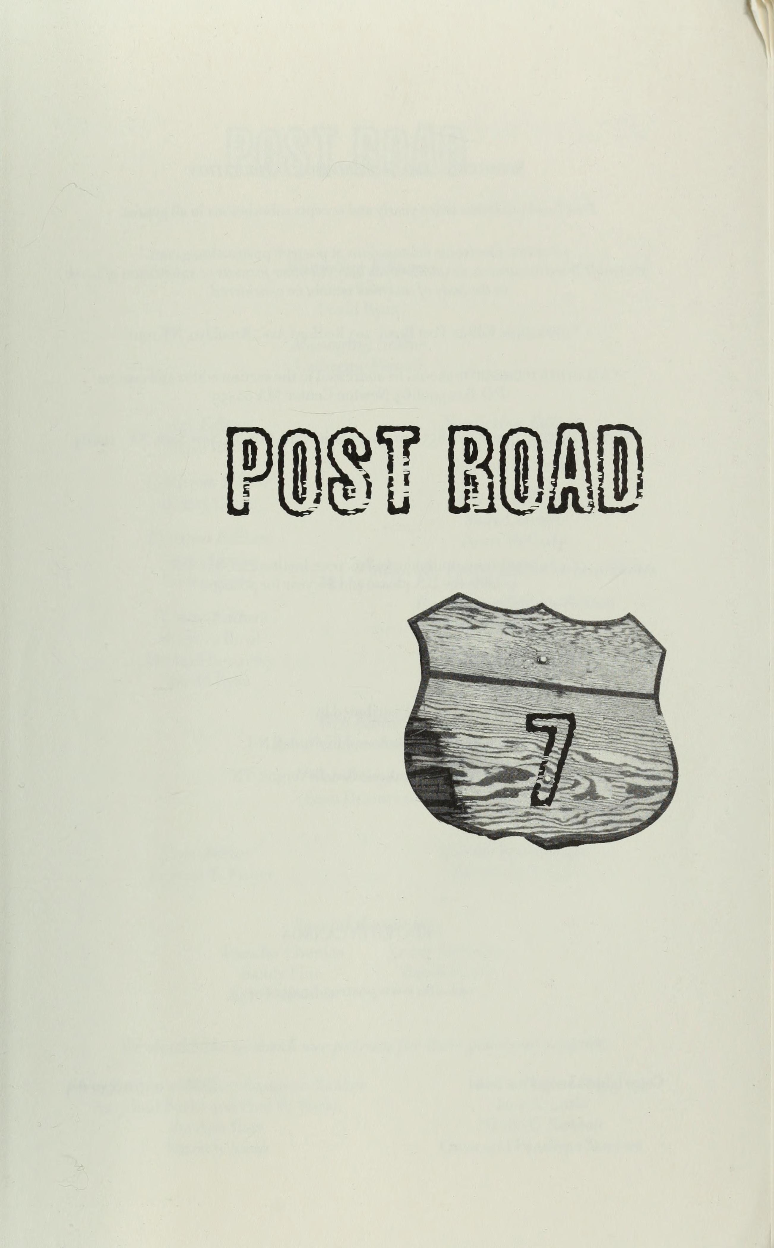 Post Road 7