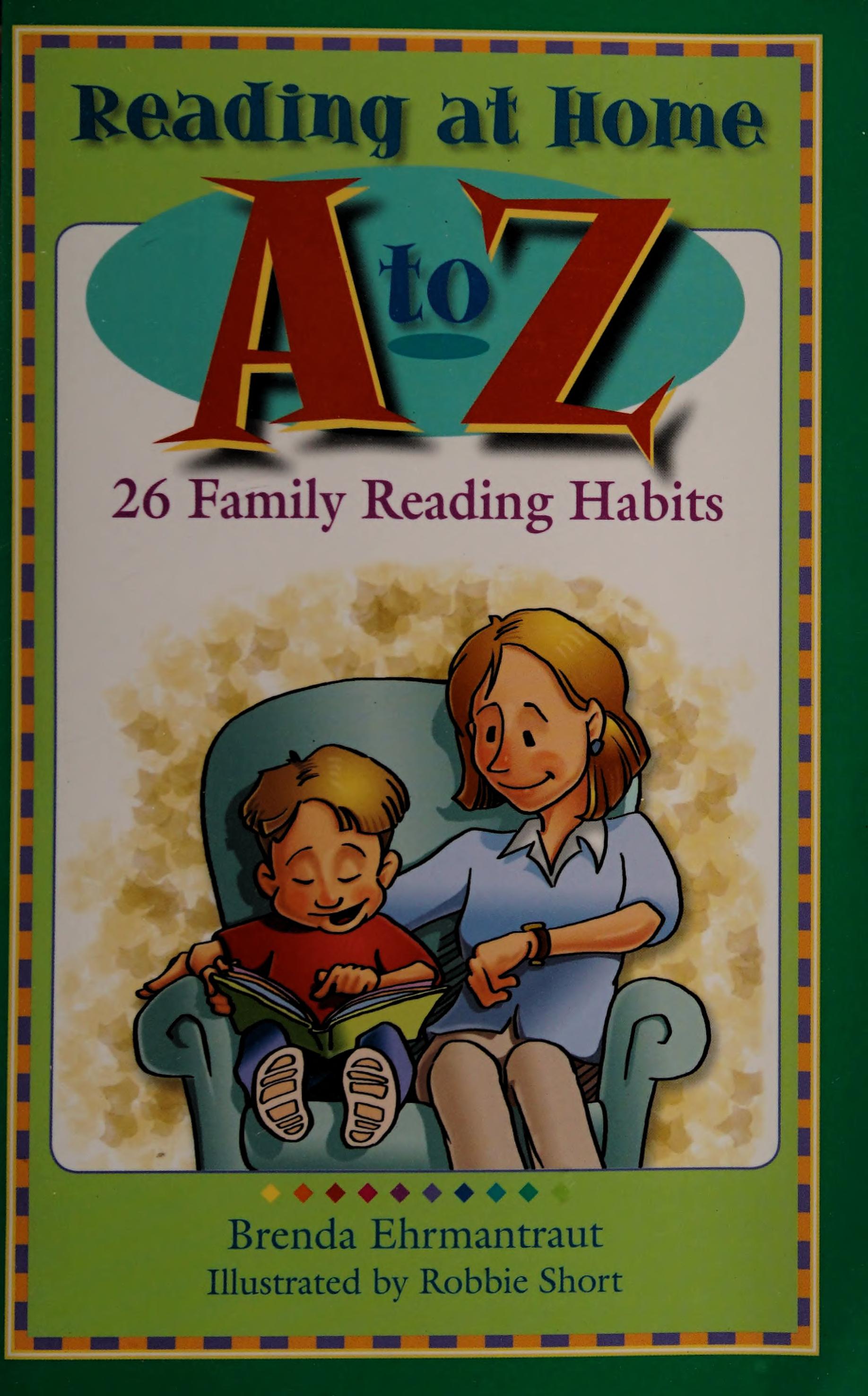 Reading at Home a to Z 26 Family Reading Habits
