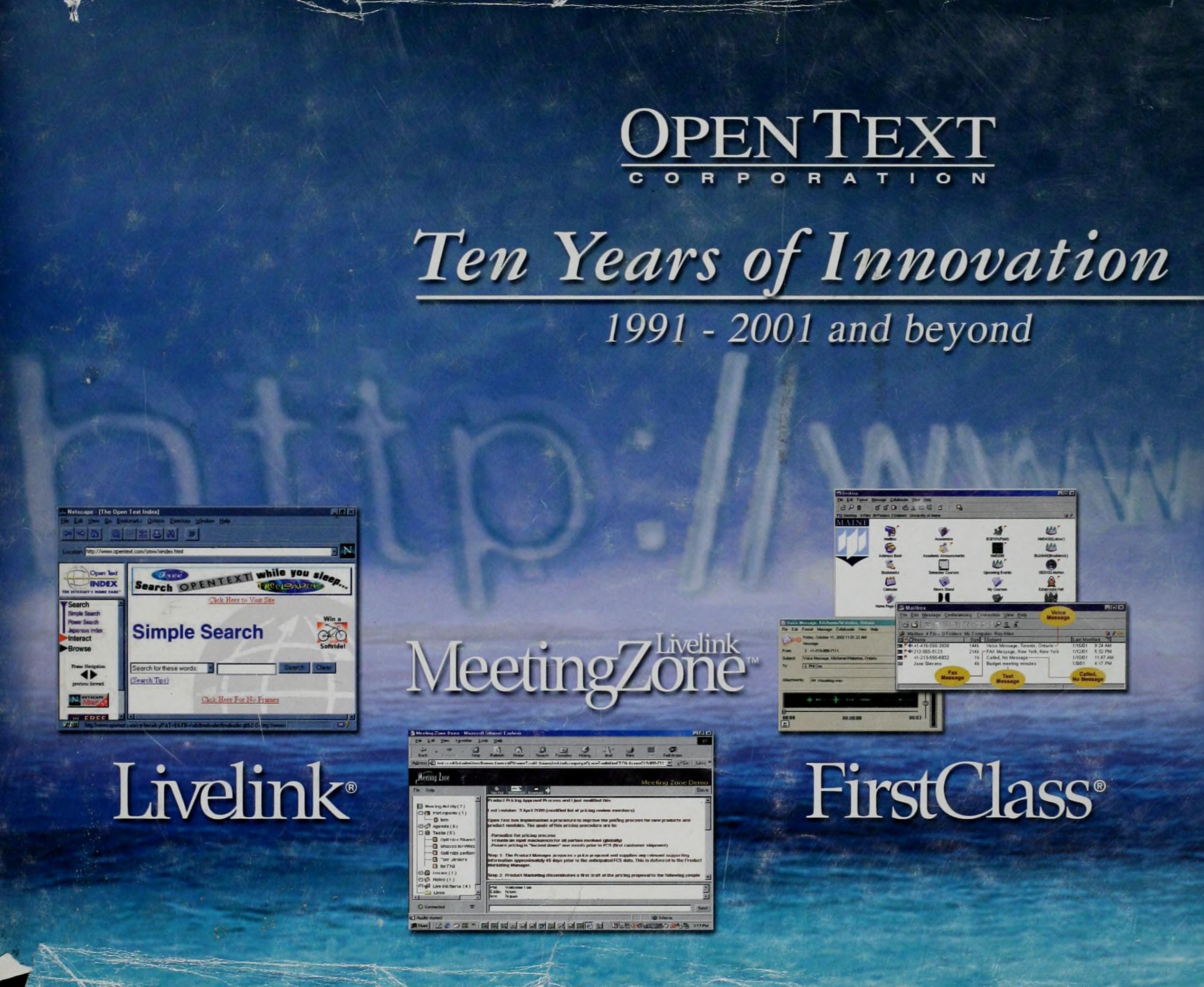 Ten Years Of Innovation, 1991-2000
