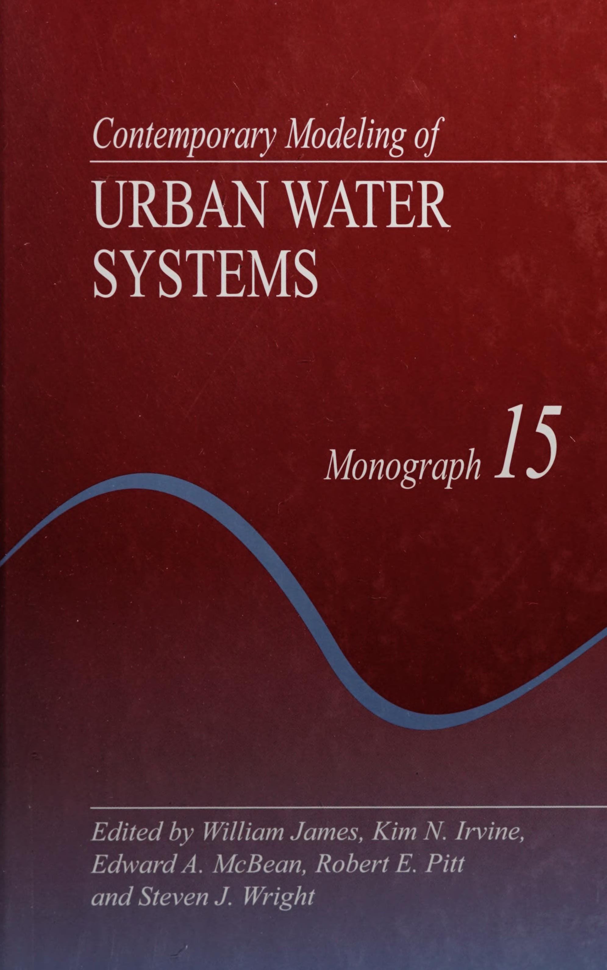 Contemporary Modeling of Urban Water Systems