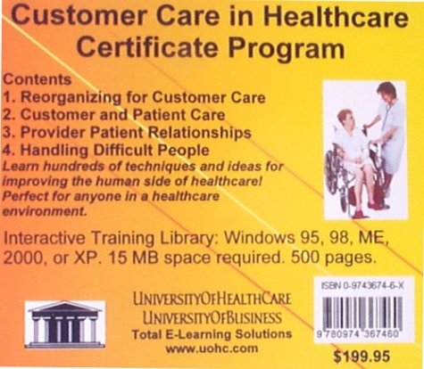 Customer Care In Healthcare Certificate Program