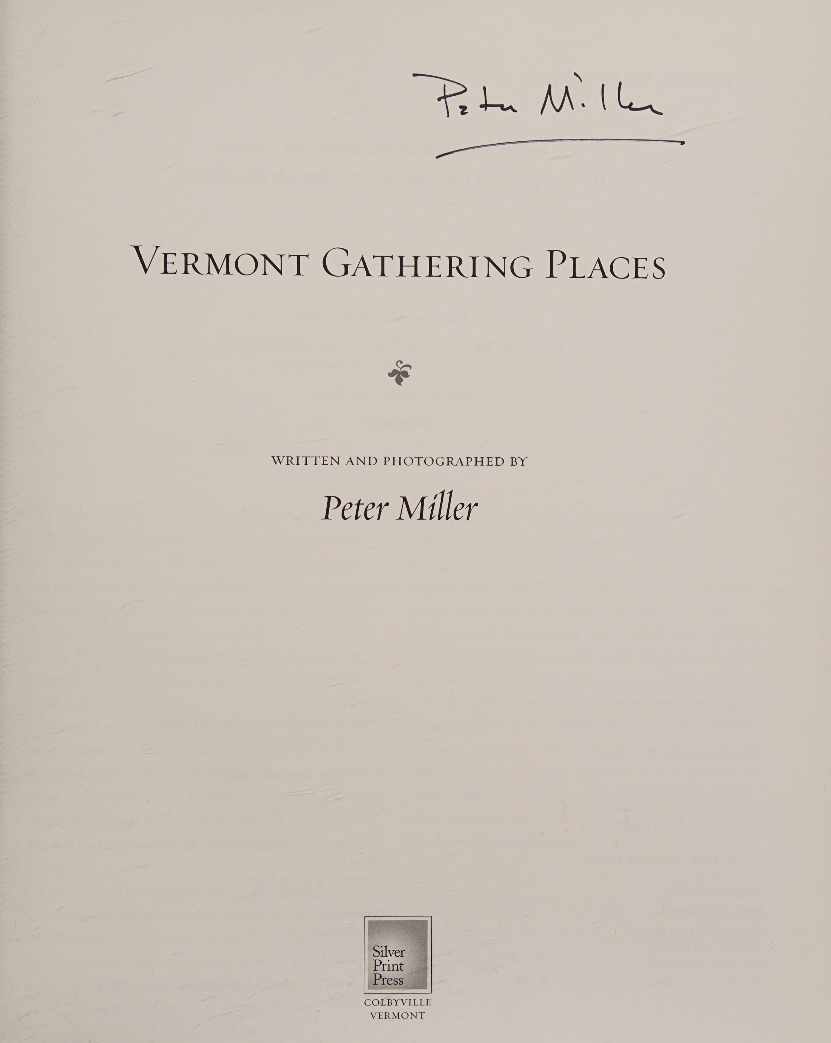 Vermont Gathering Places