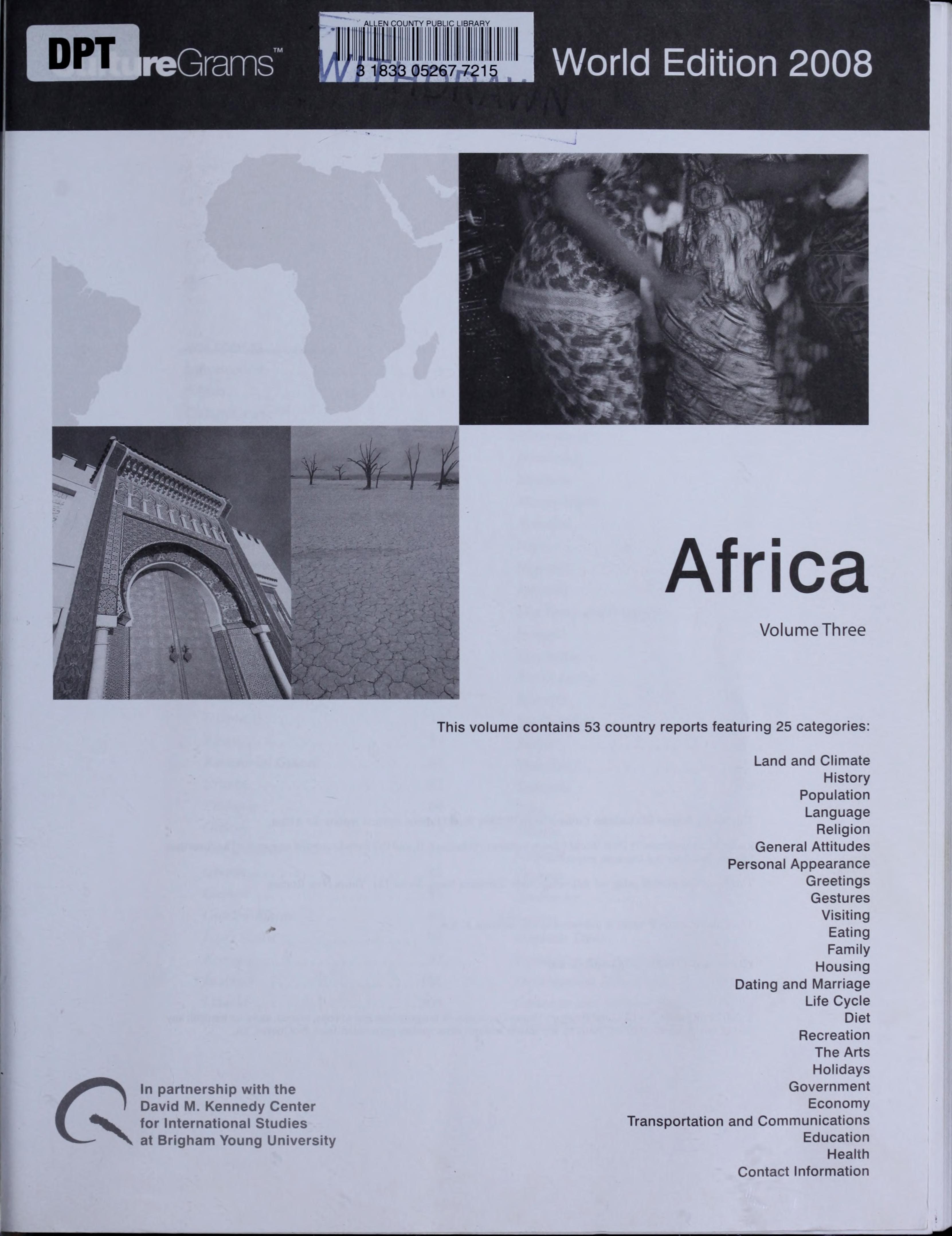 CultureGrams 2008 World Edition