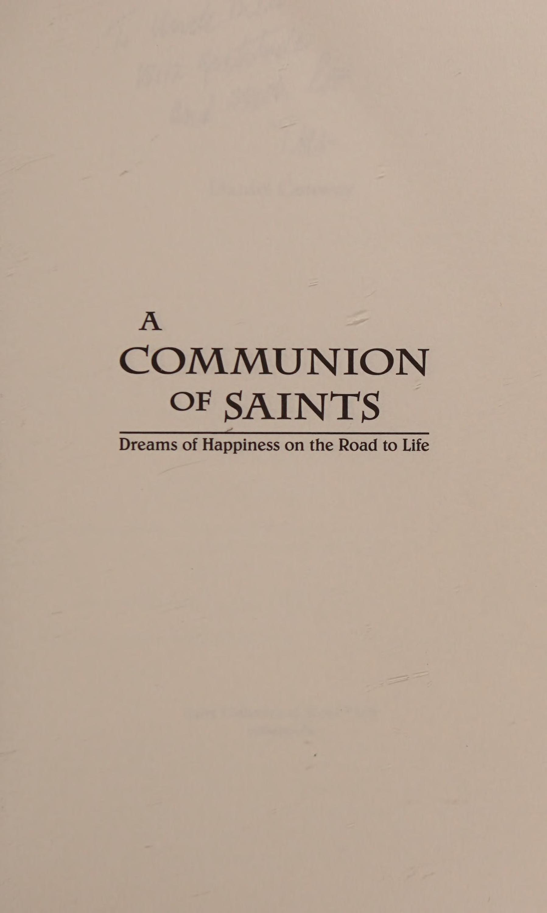 A Communion of Saints