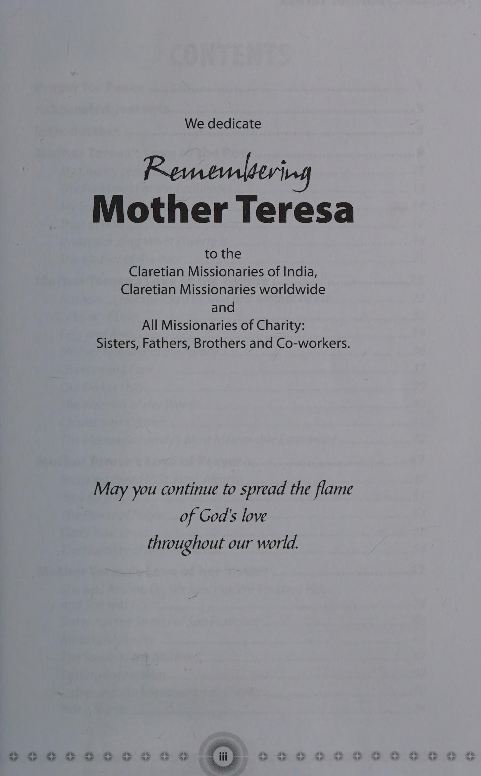 Remembering Mother Teresa