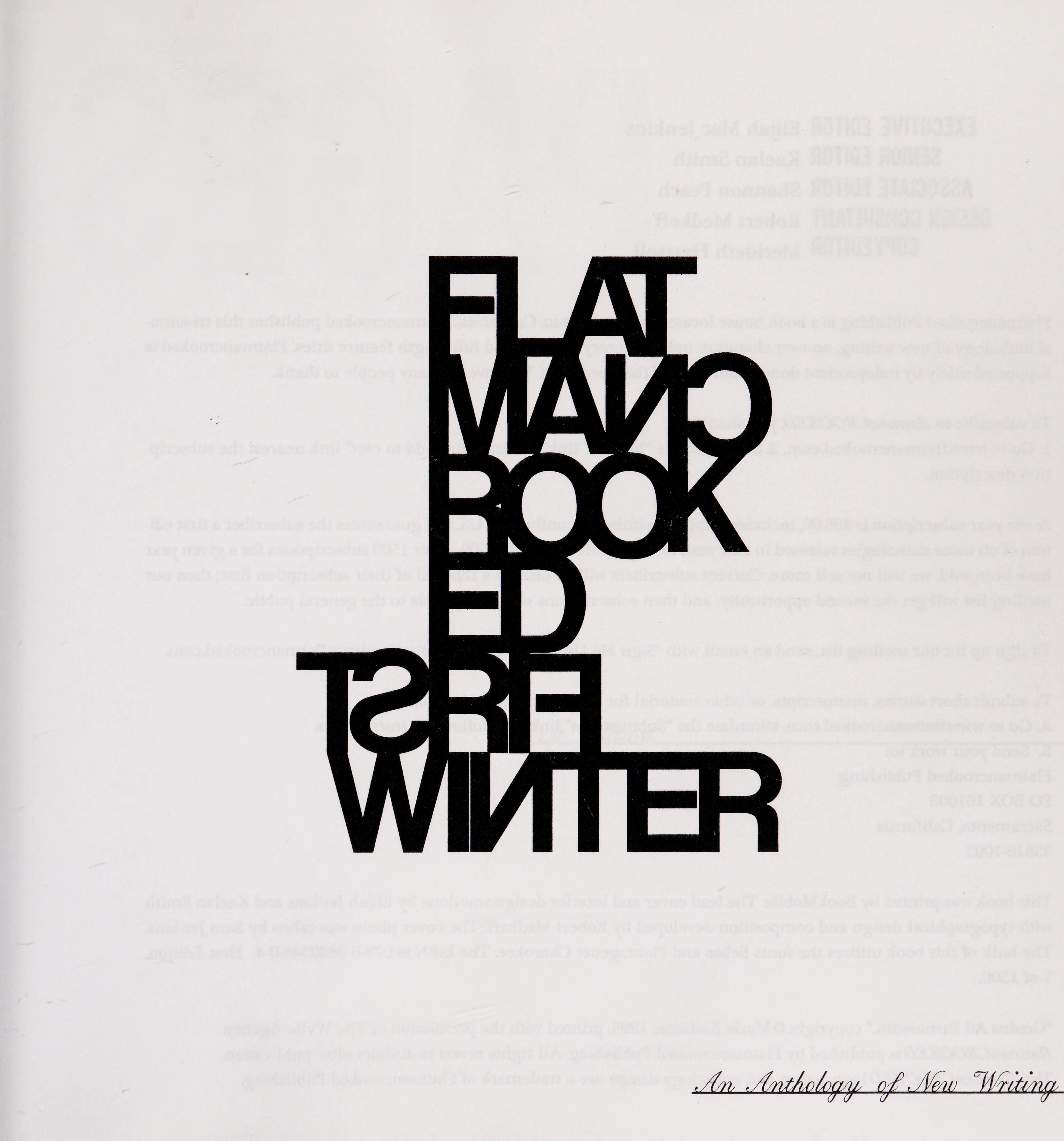 FlatmanCROOKED - First Winter