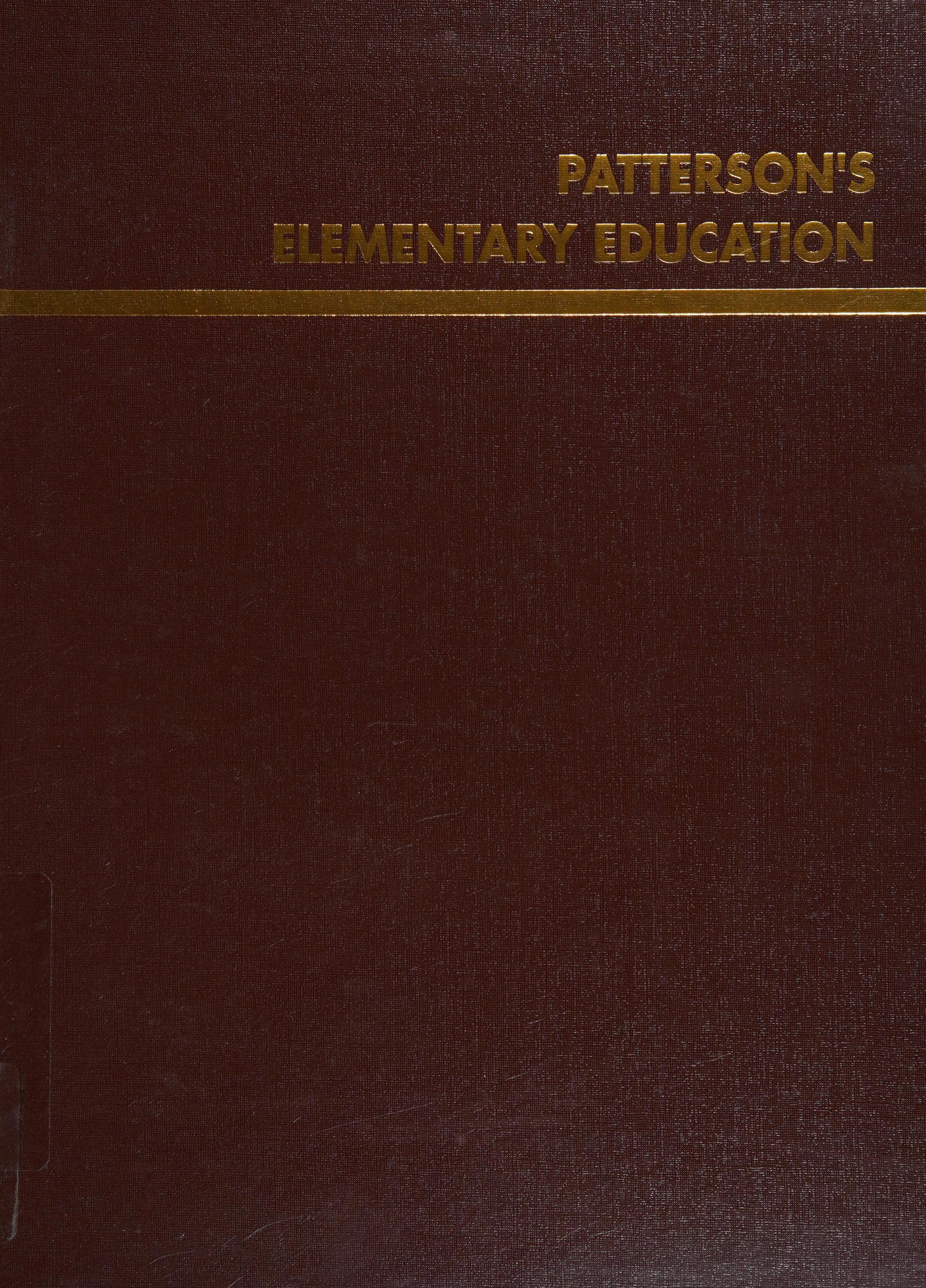 Patterson'S Elementary Education 2011