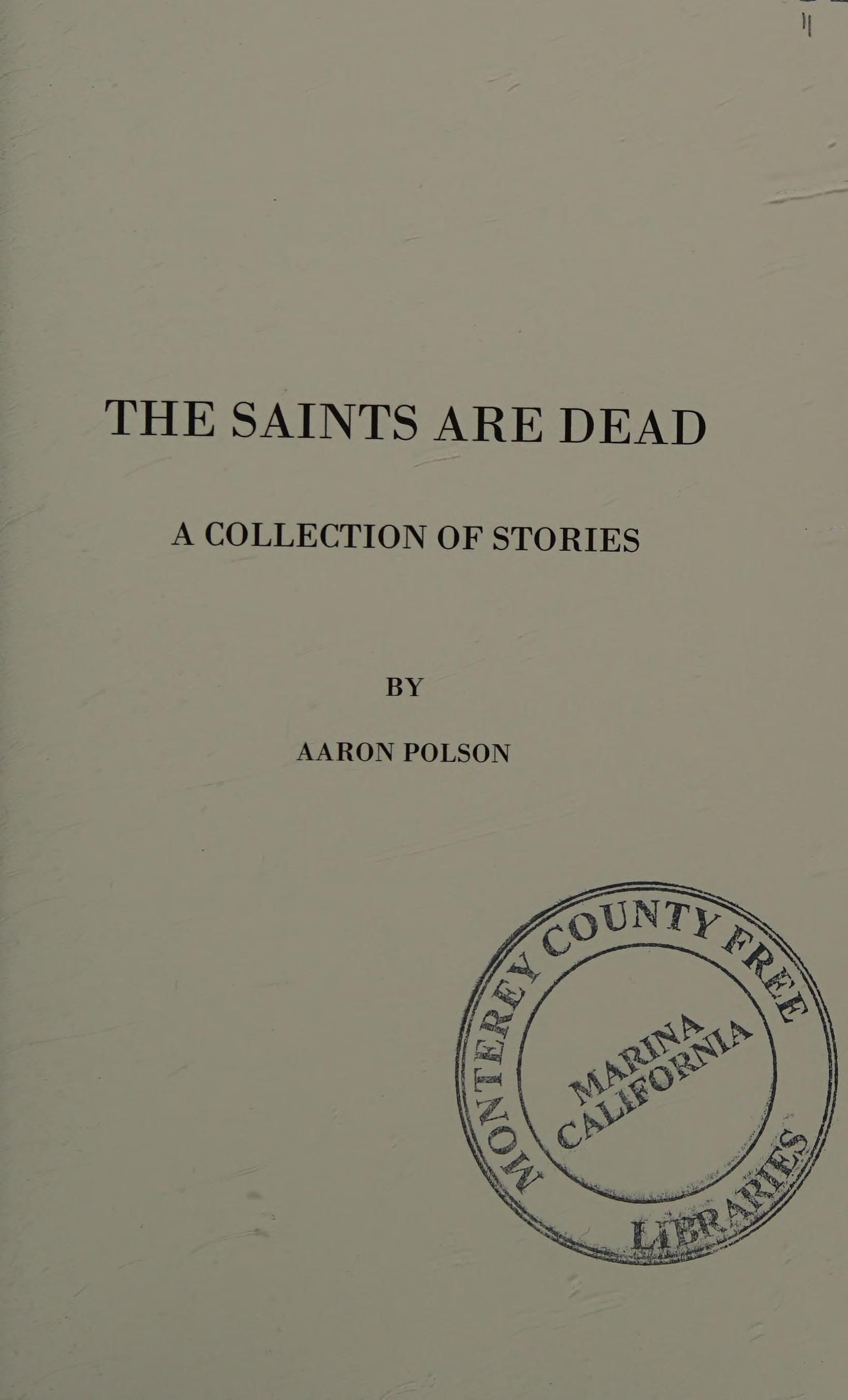 The Saints Are Dead