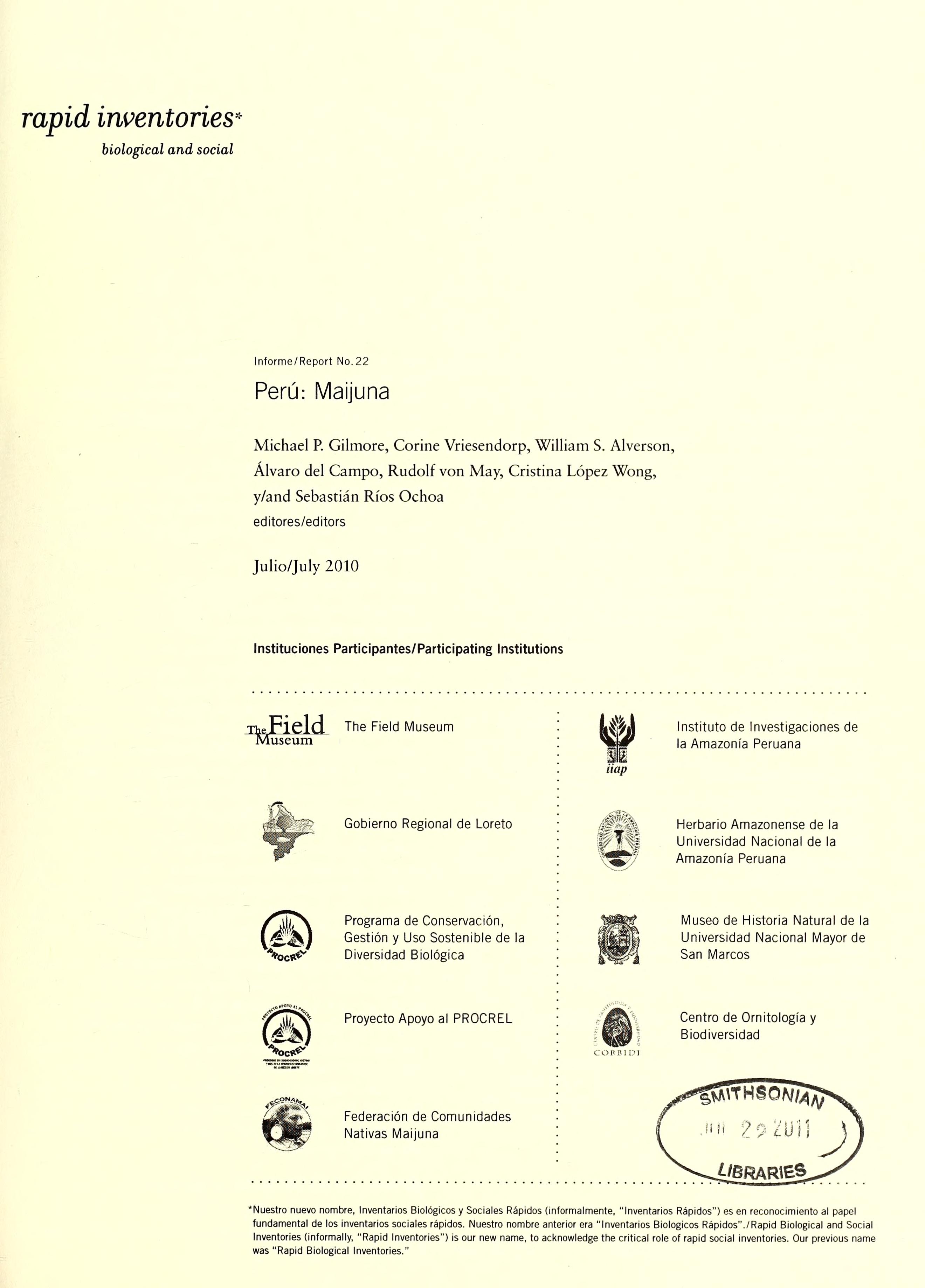 Peru: Maijuna