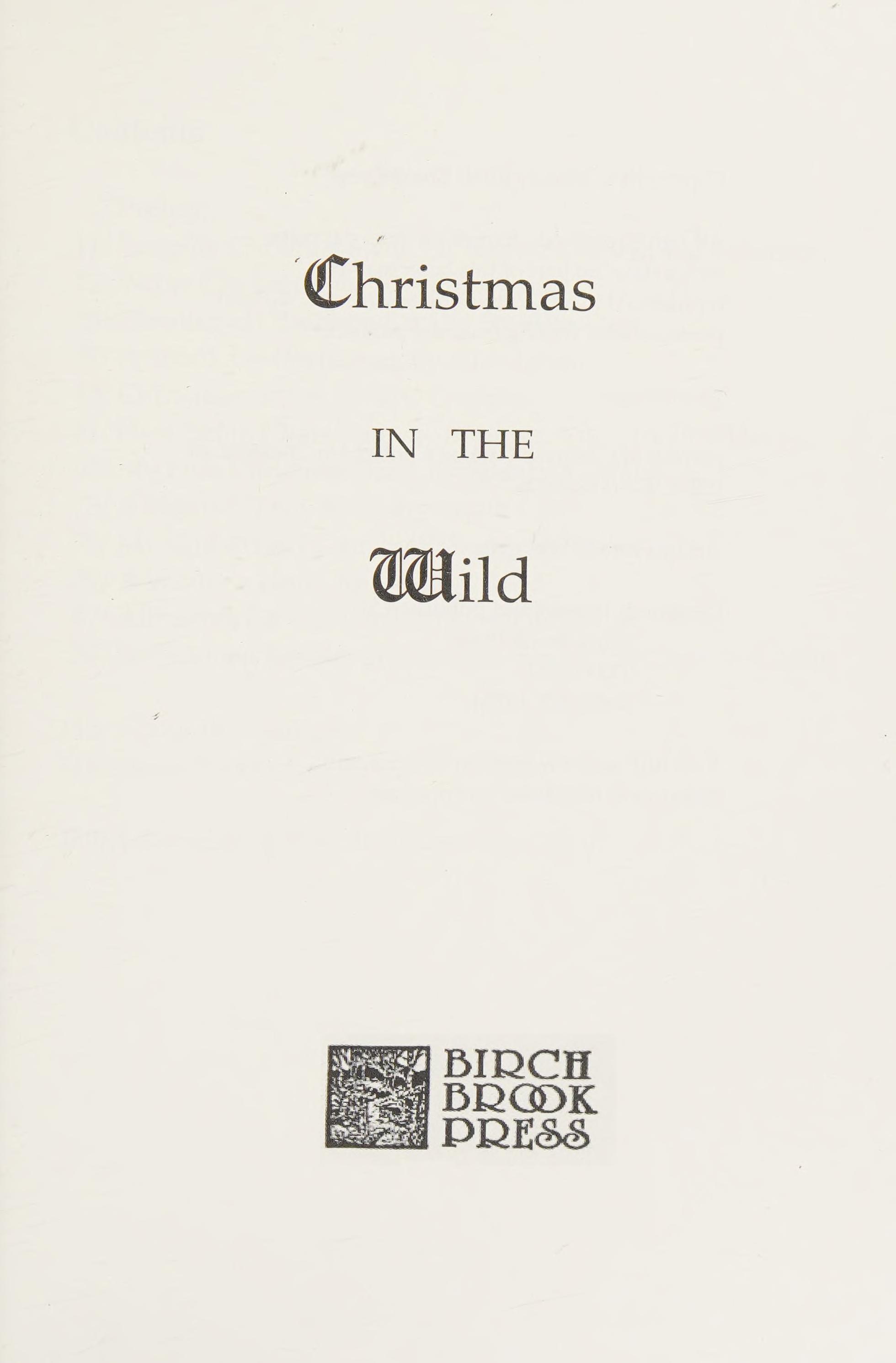 Christmas in the Wild