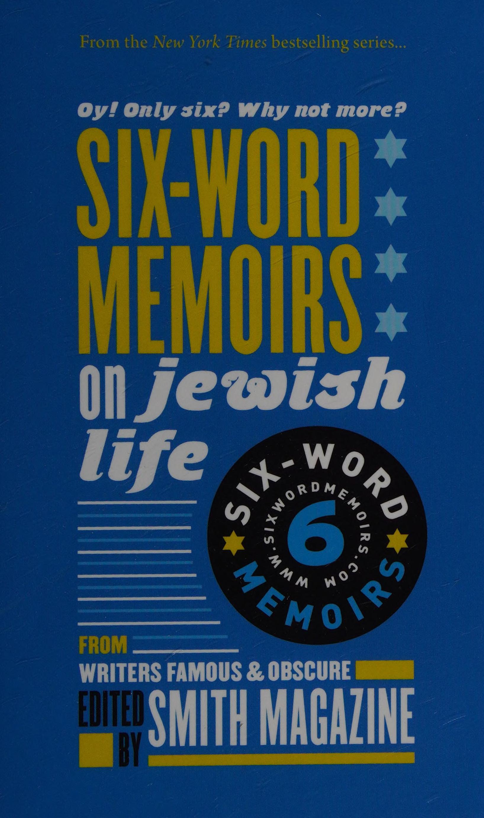 Six-Words Memoirs on Jewish Life