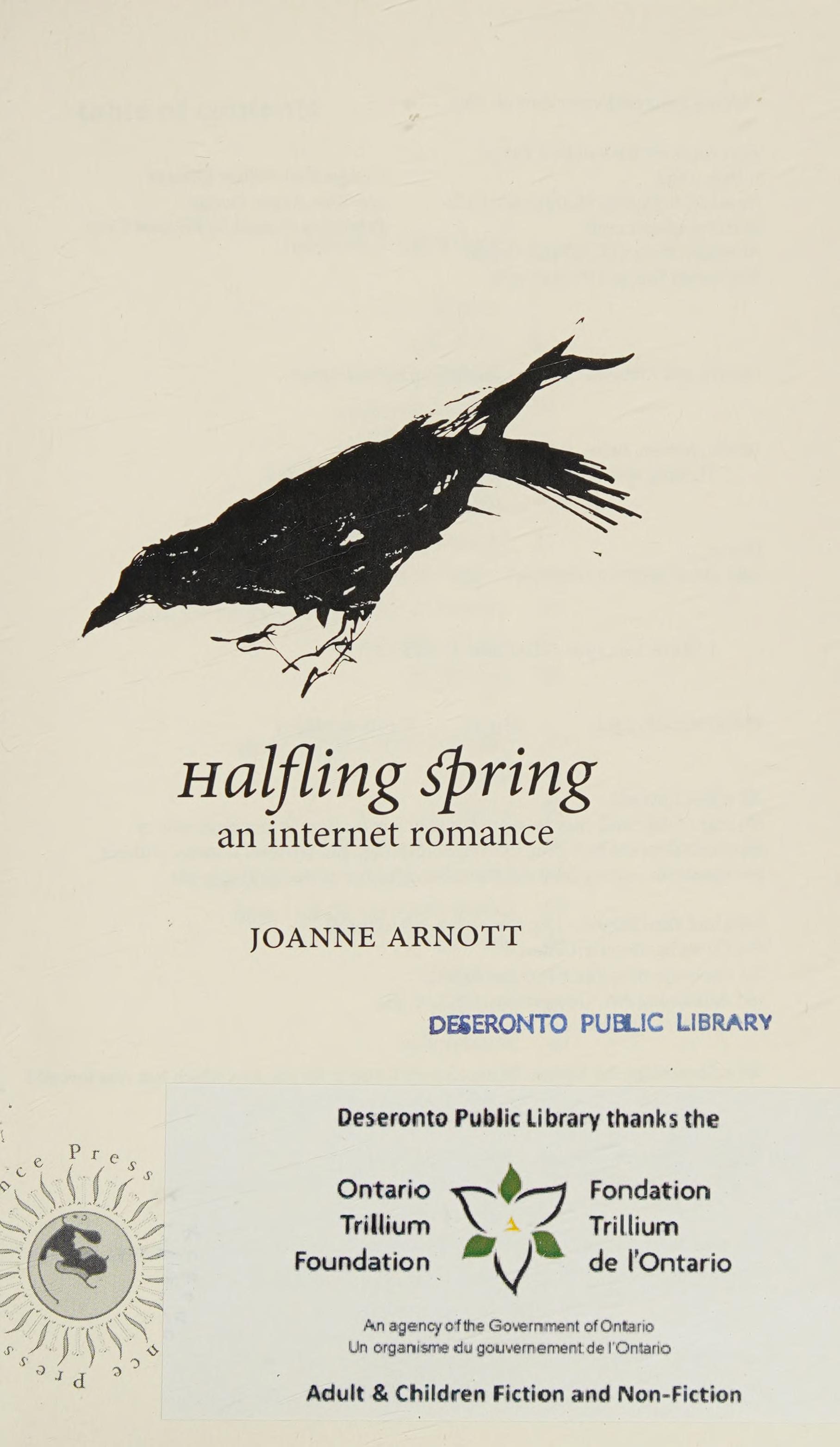Halfling Spring an internet romance