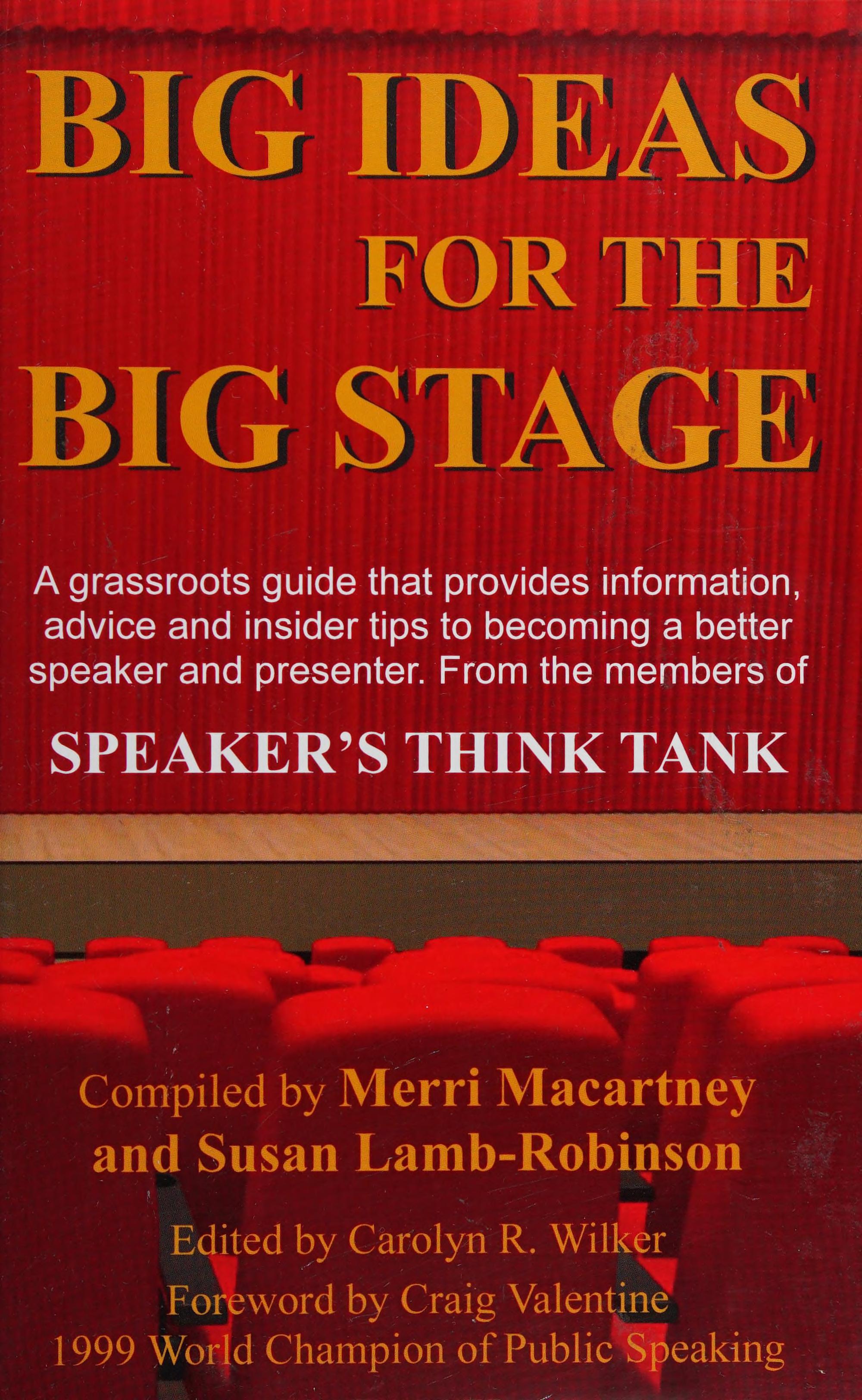 Big Ideas For The Big Stage